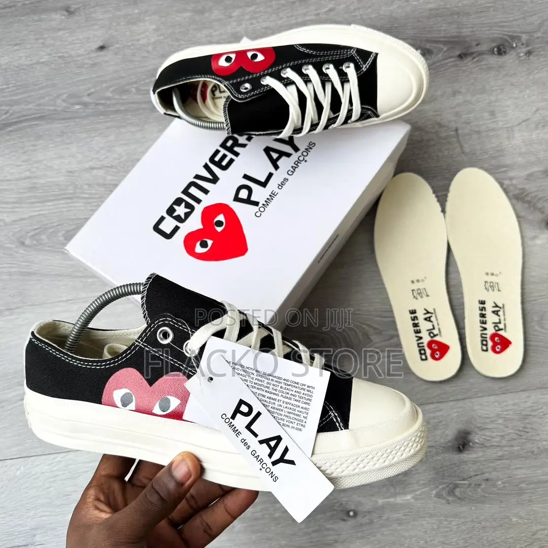 Original Commes Des Garçons Play X Converse Chuck Taylor 70s Sneakers