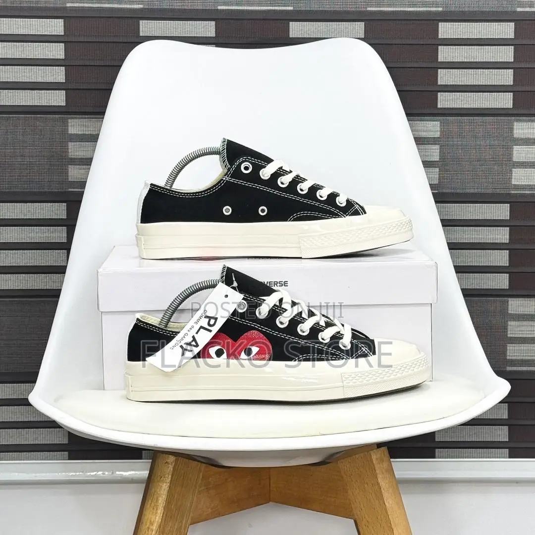 Original Commes Des Garçons Play X Converse Chuck Taylor 70s Sneakers