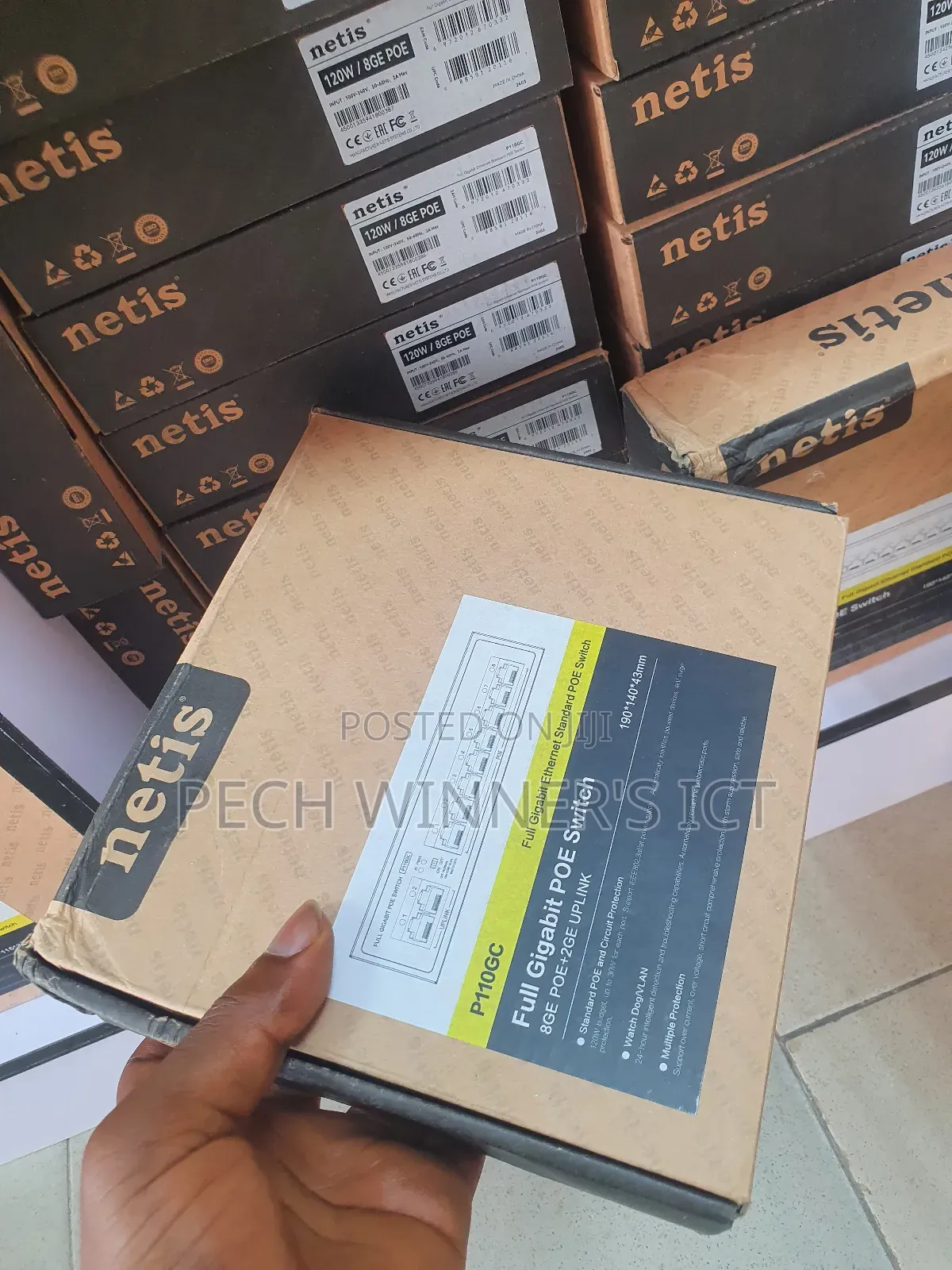 Netis 8port Gigabit Poe With 2 Uplink