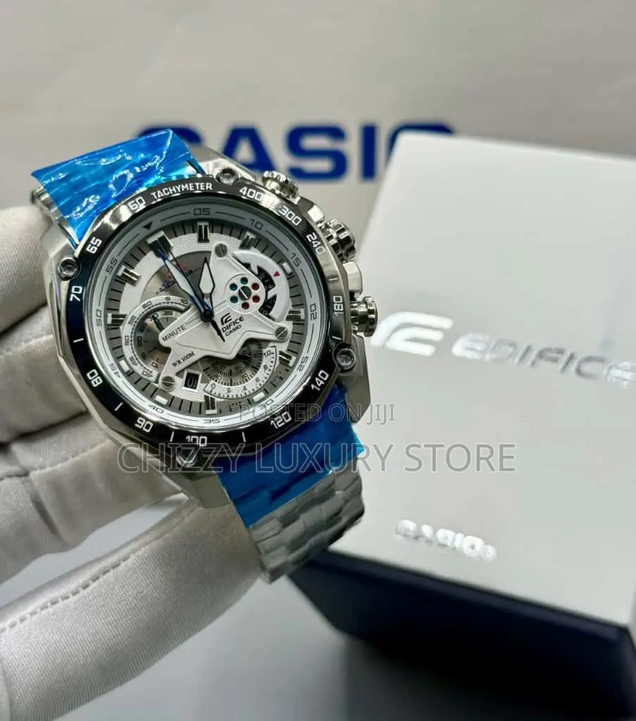 Ediface Casio Quality Luxury Men Water Resistance Wristwatch