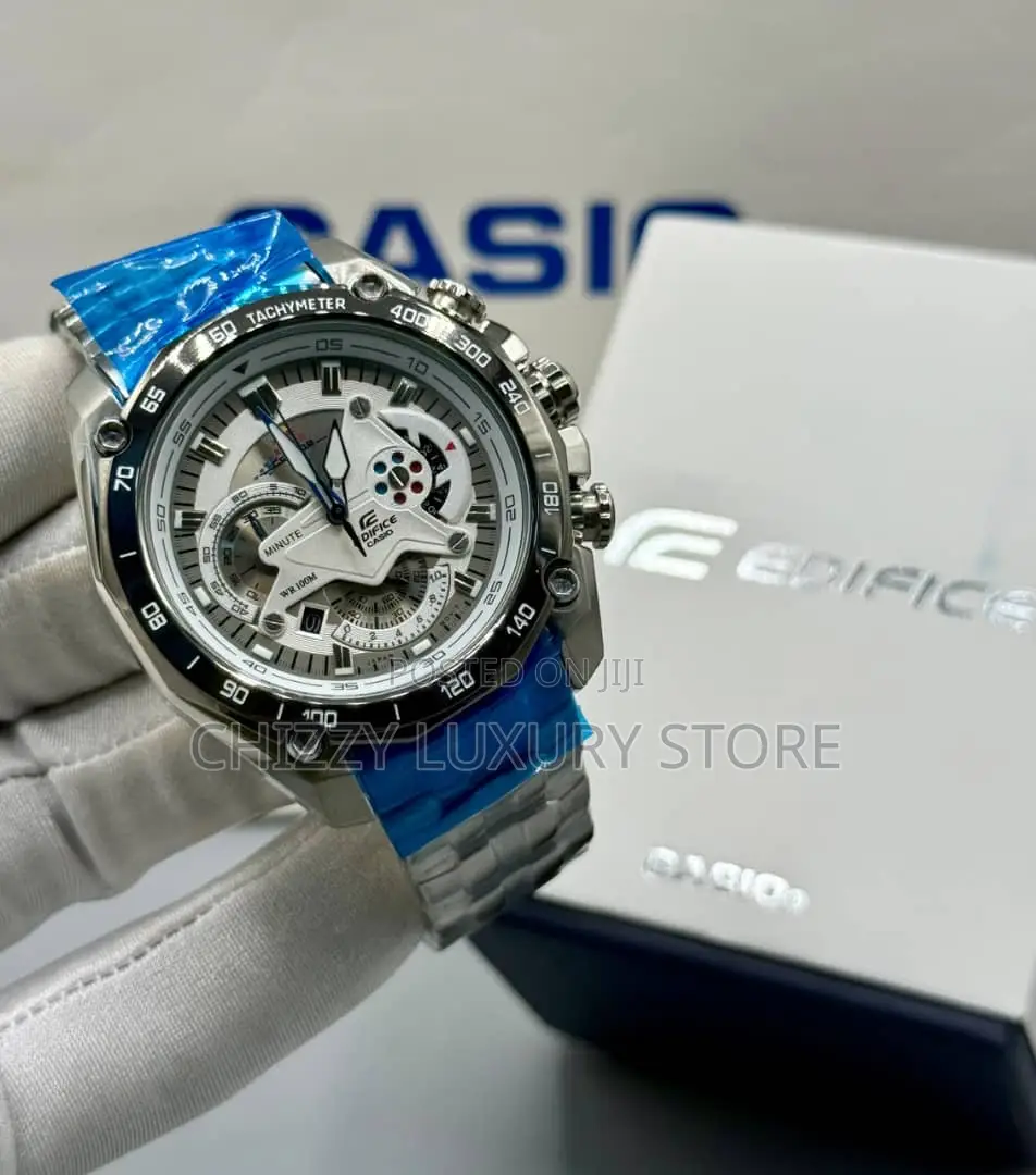 Ediface Casio Quality Luxury Men Water Resistance Wristwatch