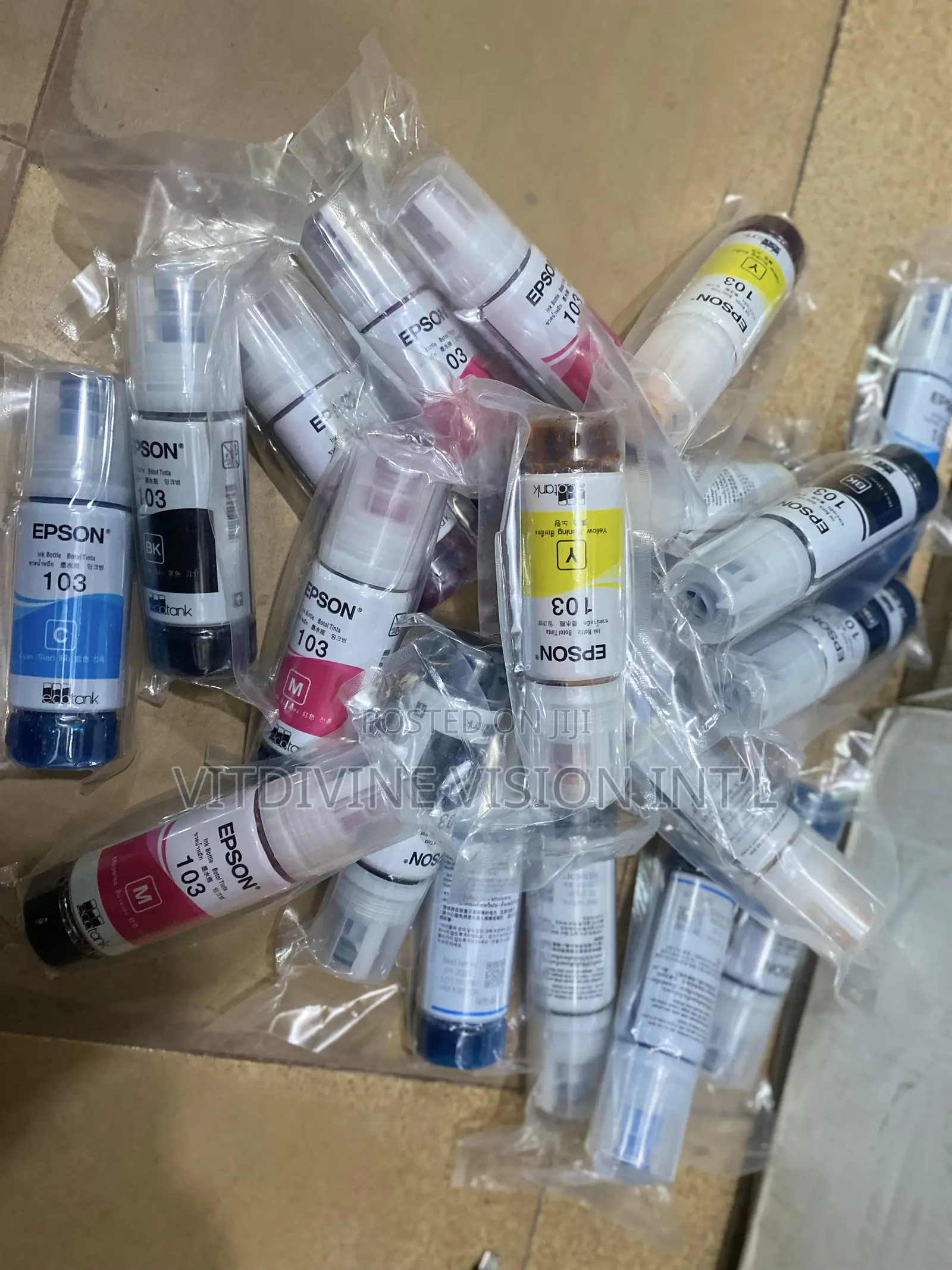 Epson 103 Ink Black Epsonl3111, L3110, L6190, L6170, L3116,