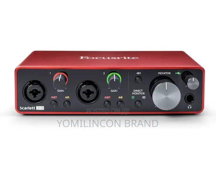Focusrite Scarlett 2i2 3rd Gen Usb Audio Interface for Recording,