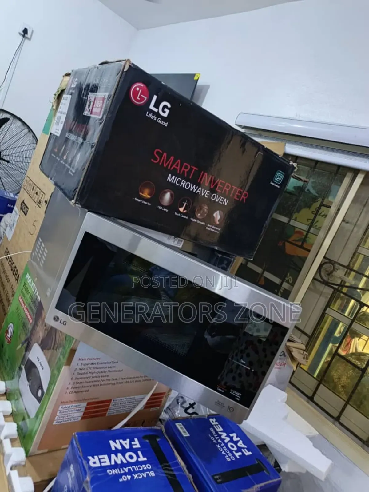 Lg Ms2595cis 25l Smart Inverter Microwave With Even-Heat Tech