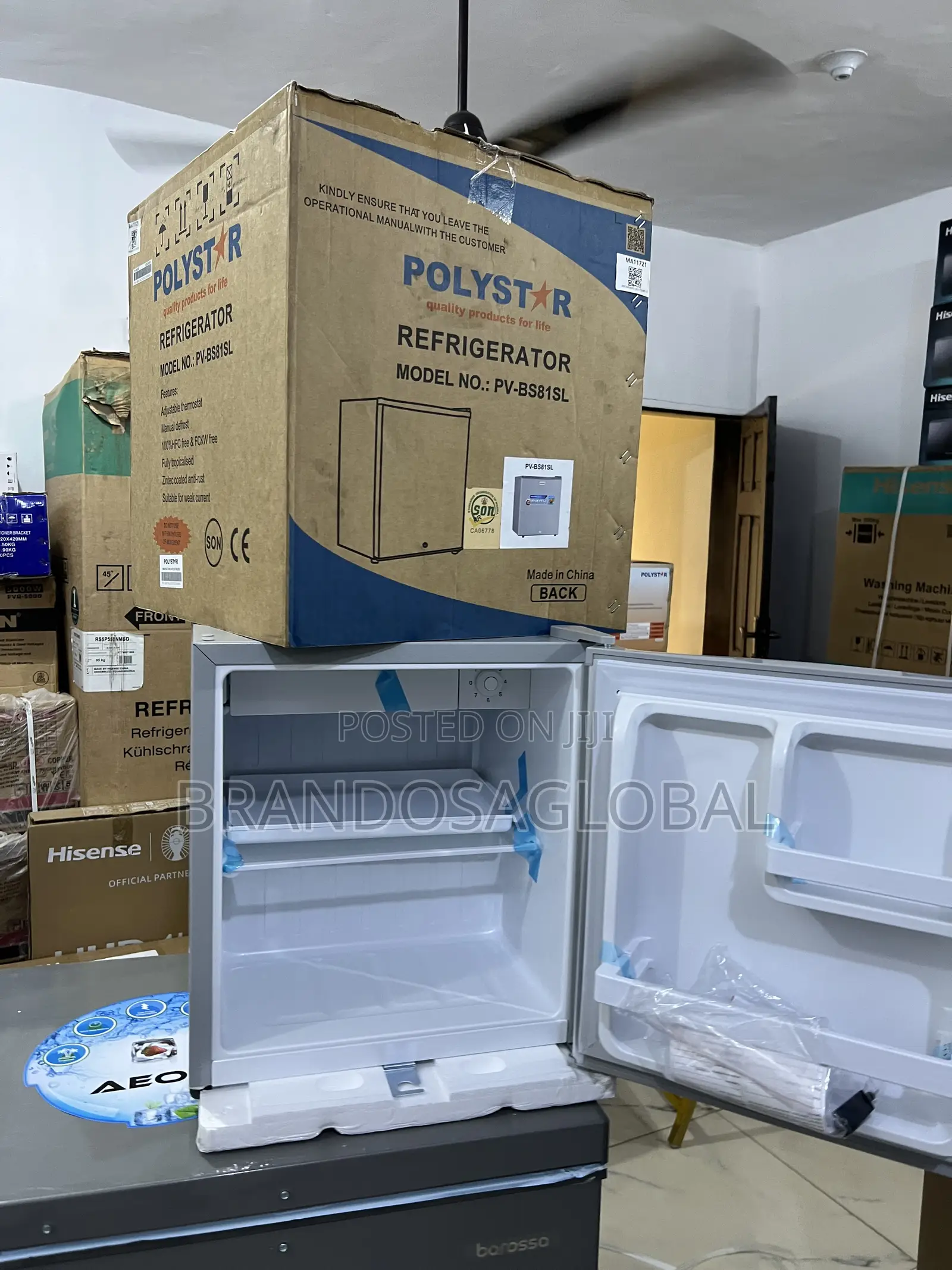Polystar Pv-Bs81sl 45l Quiet Mini Cooler for Bedroom