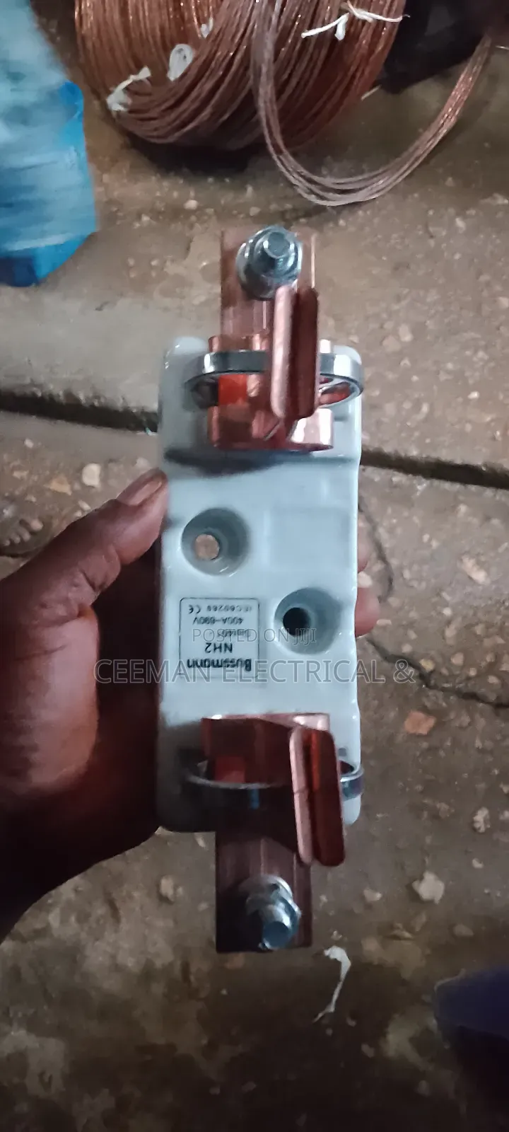 Original Pure Copper Fuse Base
