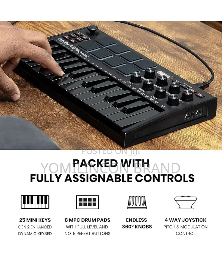 Akai Professional MPK Mini Mk3-25 Key Usb Midi Keyboard Controller