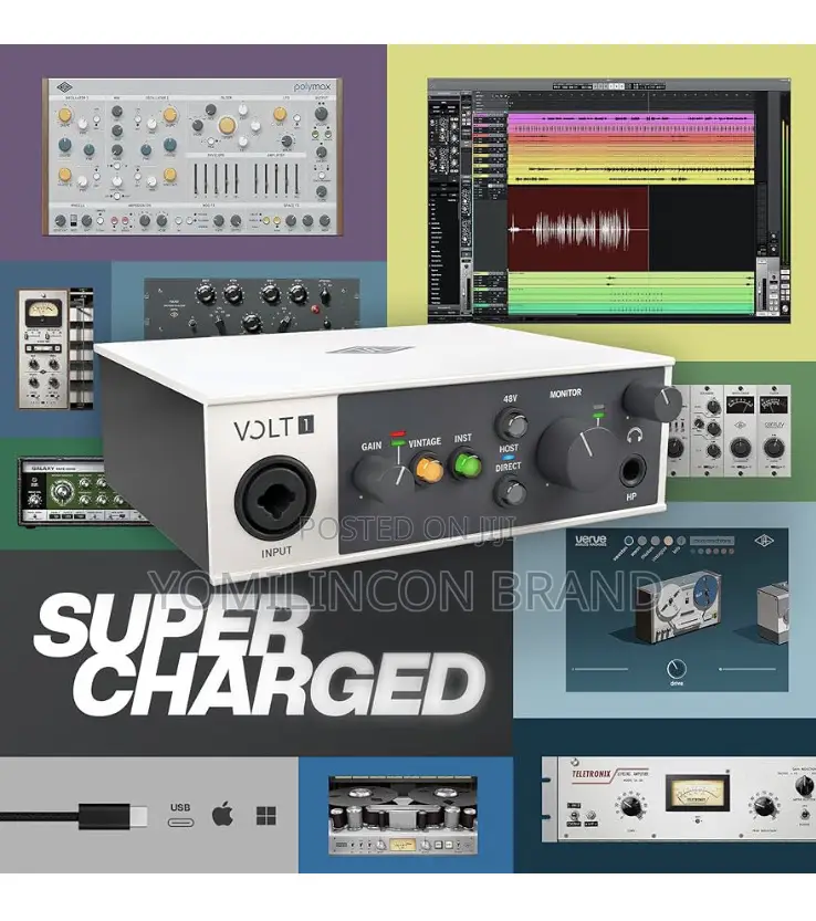 Universal Audio Volt 1 Usb Recording Studio Audio Interface