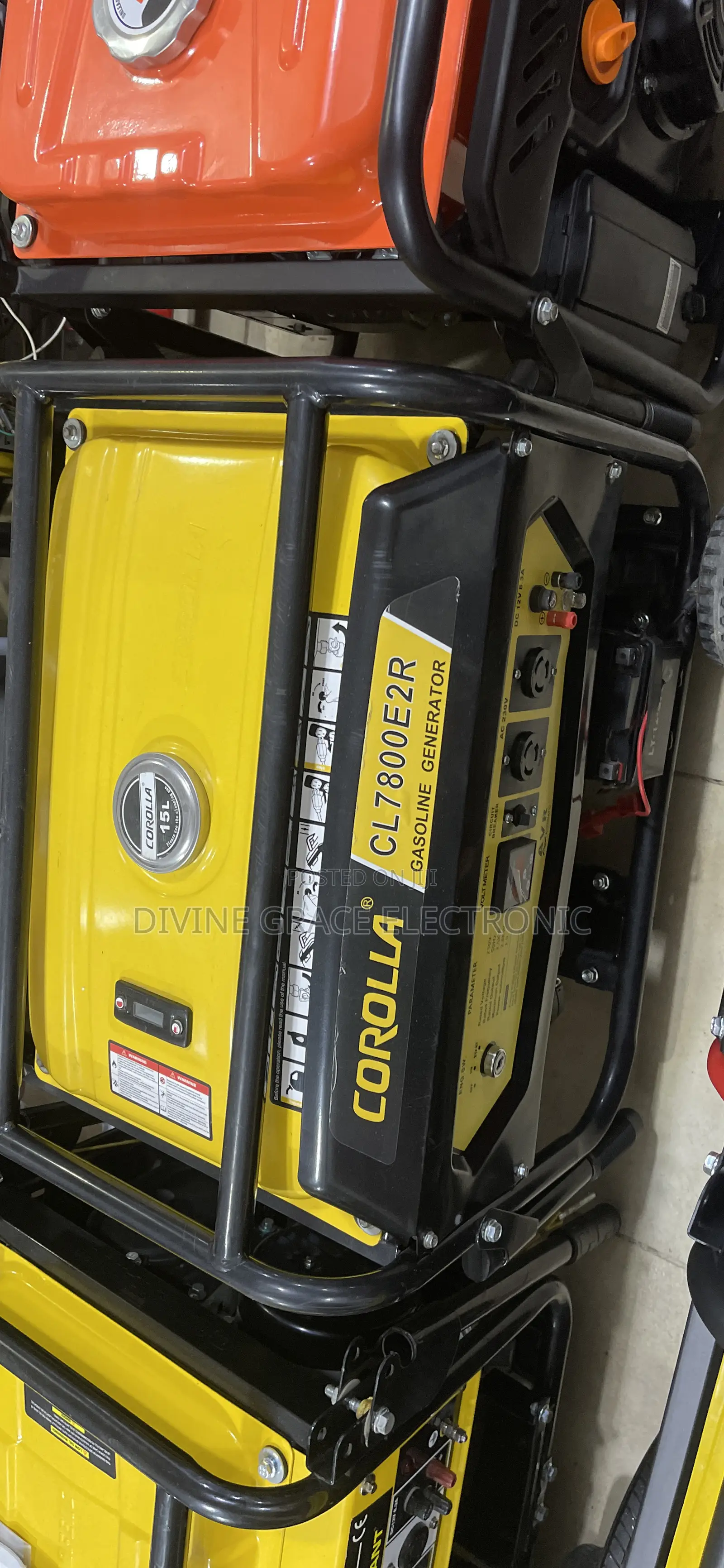 3.5kva Corolla Remote Petrol Generator