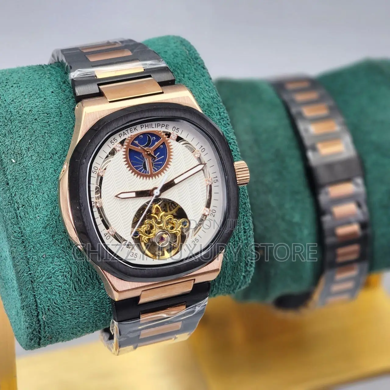 Patek Philippe Quality Luxury Automatic Engine Wristwatch