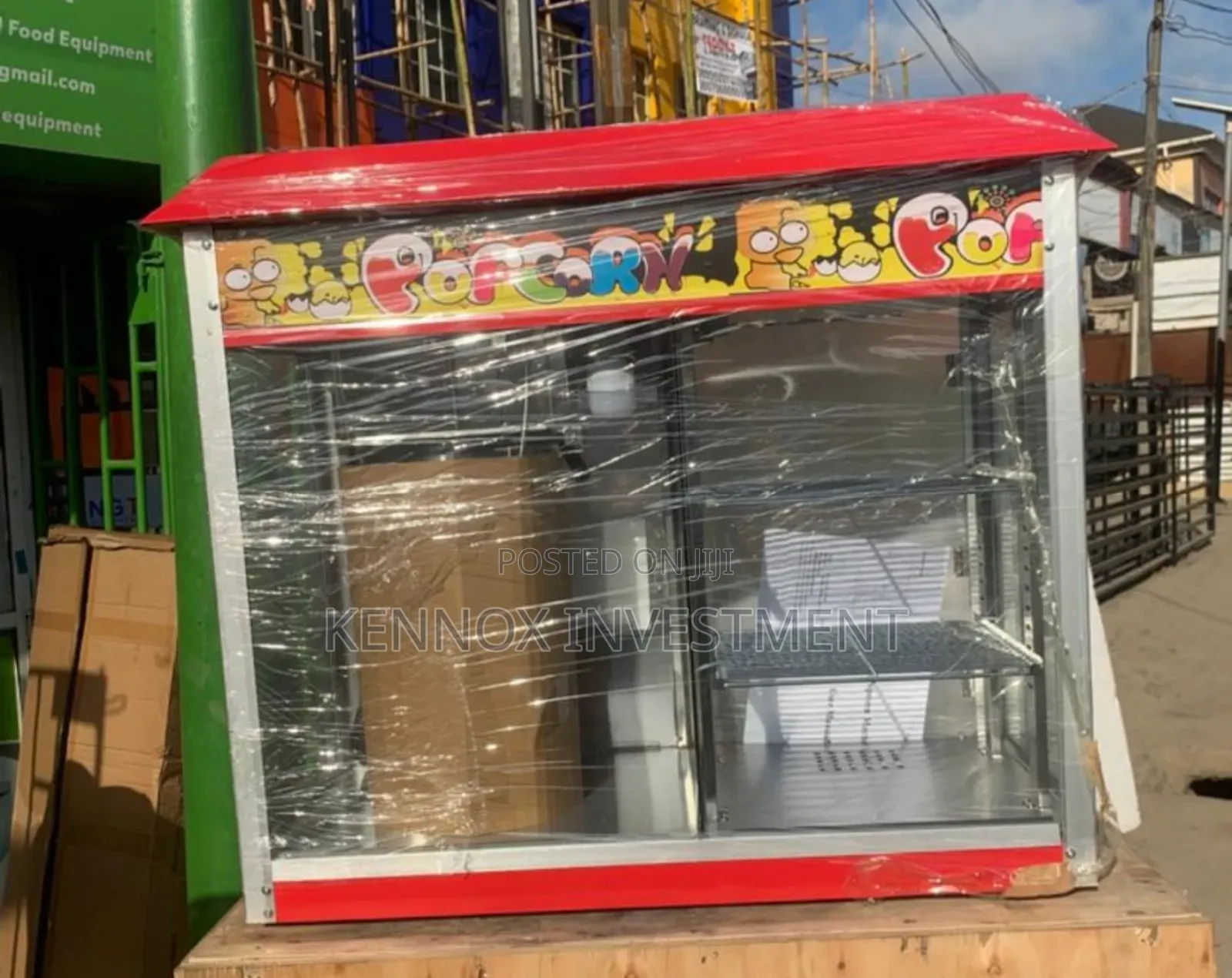 Imported Quality Popcorn and Warmer Machine.