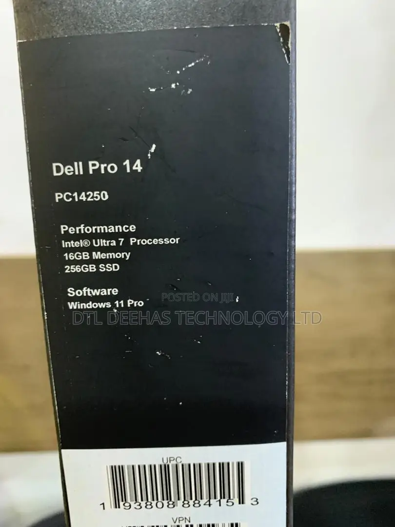 New Laptop Dell Pro 14 16GB Intel Core Ultra 7 SSD 256GB