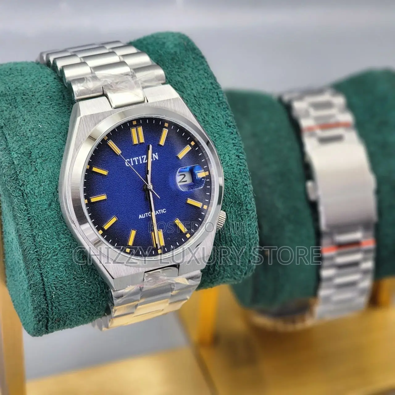 Boss Quality Luxury Men Chronograph Chain Strap Wristwatch