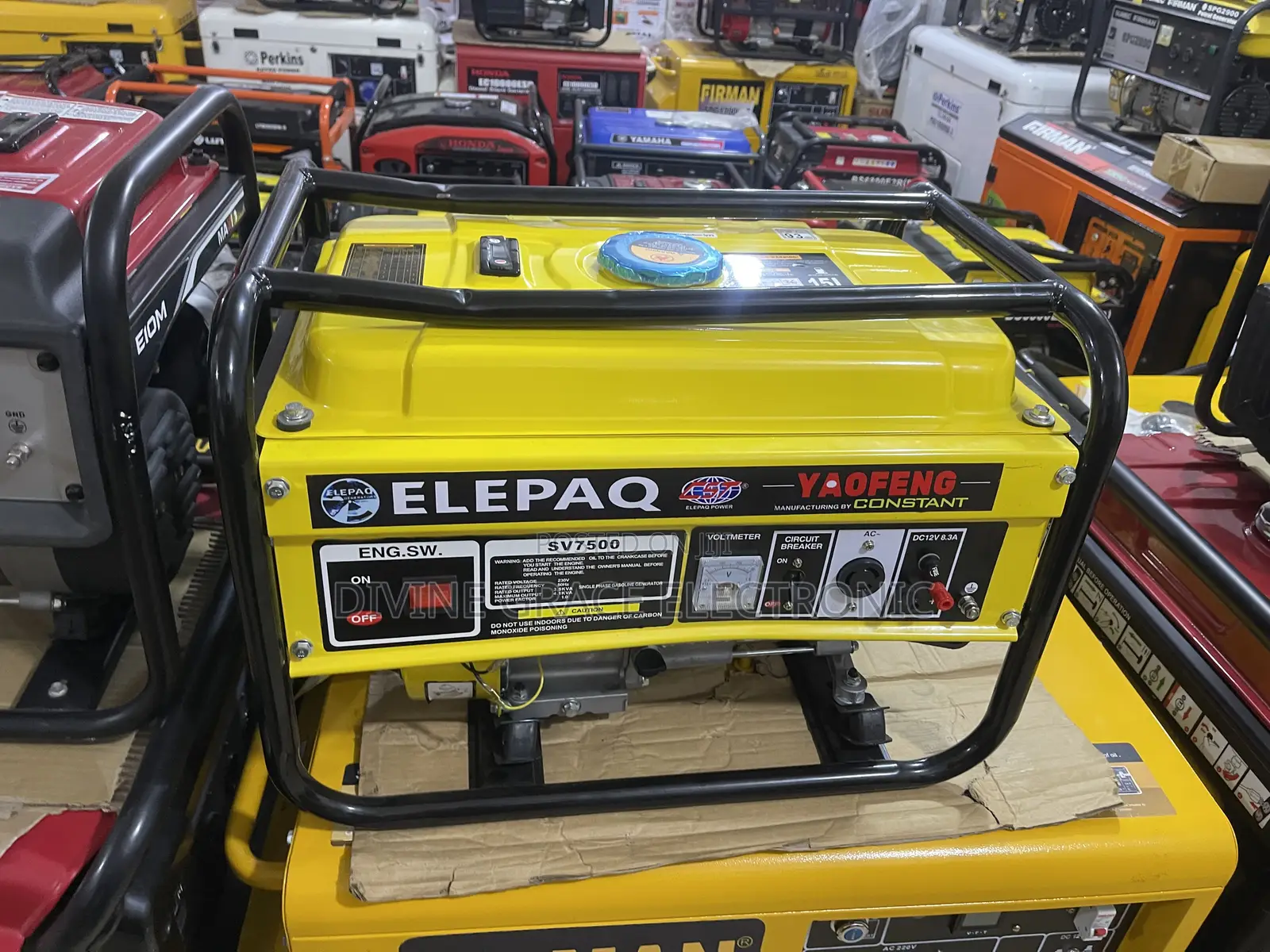 3.5kva Elepaq Petrol Copper Coil Generator Eg