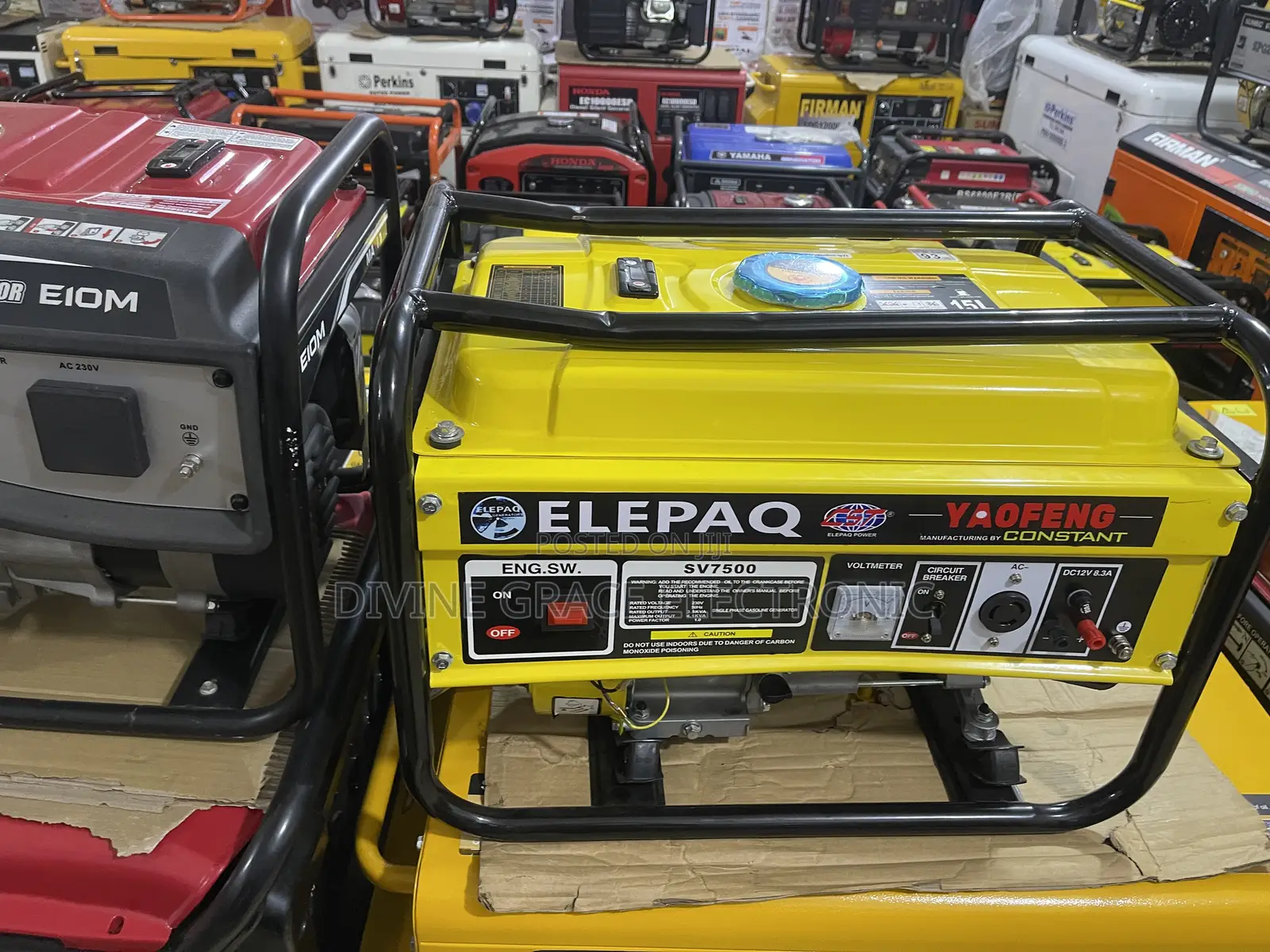 3.5kva Elepaq Petrol Copper Coil Generator Eg