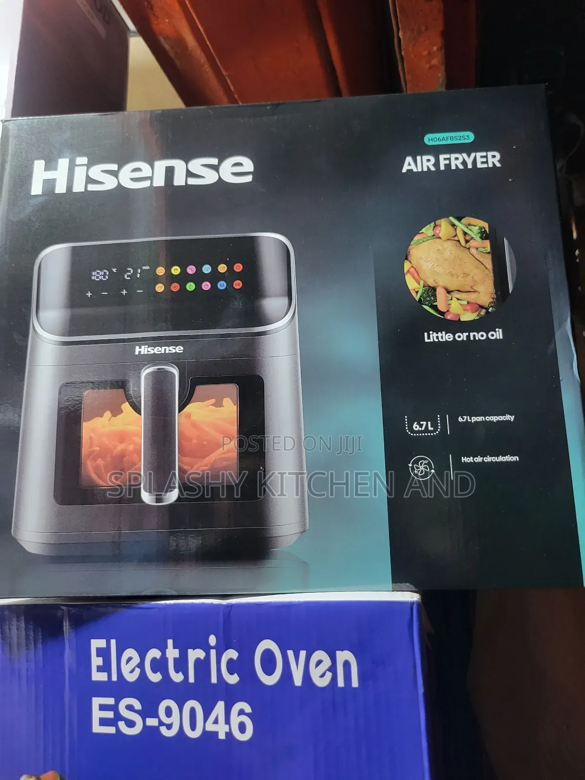 Hisense Touch Screen Display Air Fryer - 6.7l