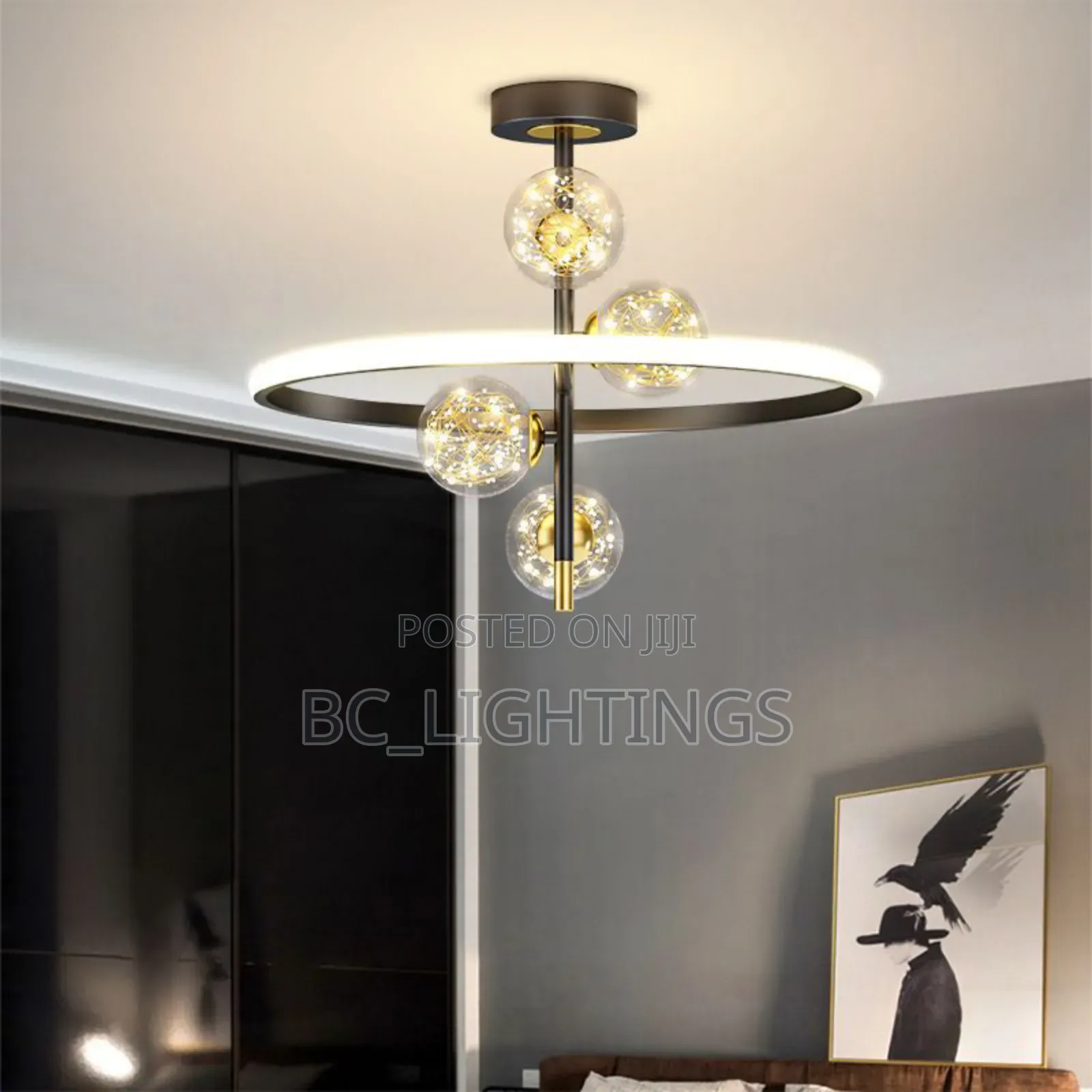 Modern Led Glass Chandelier Light