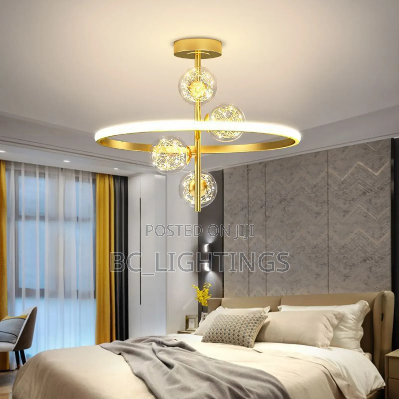 Modern Led Glass Chandelier Light