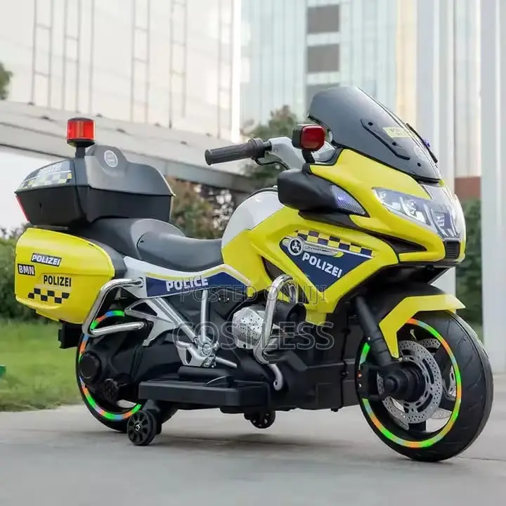 Children's Electric Toy Police Motorcycle