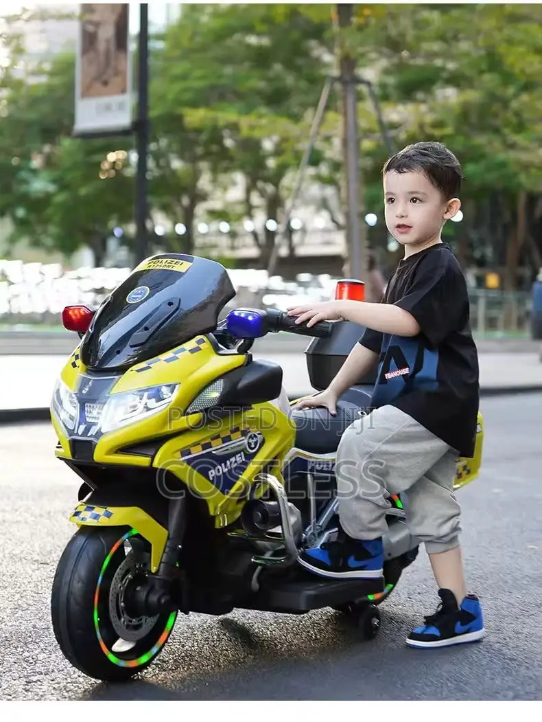 Children's Electric Toy Police Motorcycle