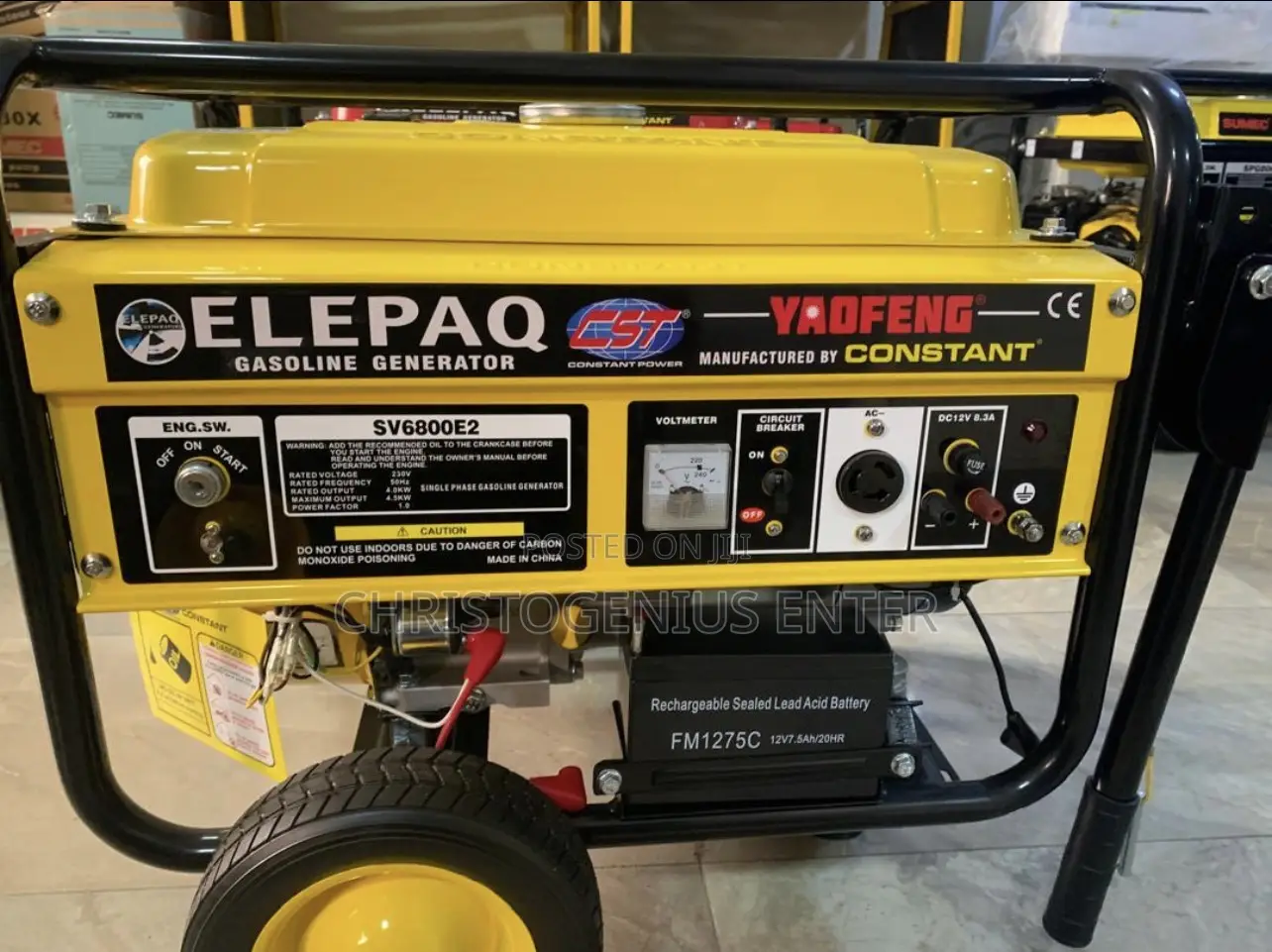 Original 4.5kva Elepaq Generator