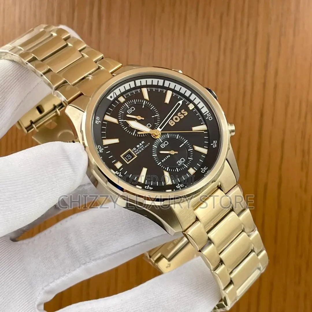 Hugo Boss Quality Luxury Men Automatic Engine Wristwatch