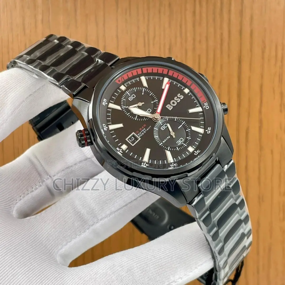 Hugo Boss Quality Luxury Men Automatic Engine Wristwatch