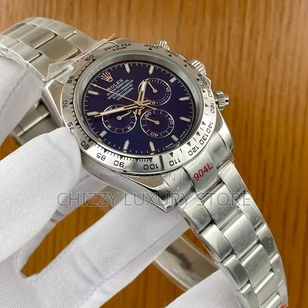 Rolex Quality Luxury Men Chain Strap Wristwatch