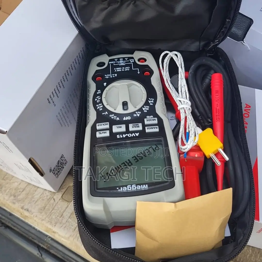 Megger Avo415 Heavy-Duty Industrial TRMS Digital Multimeter With VFD