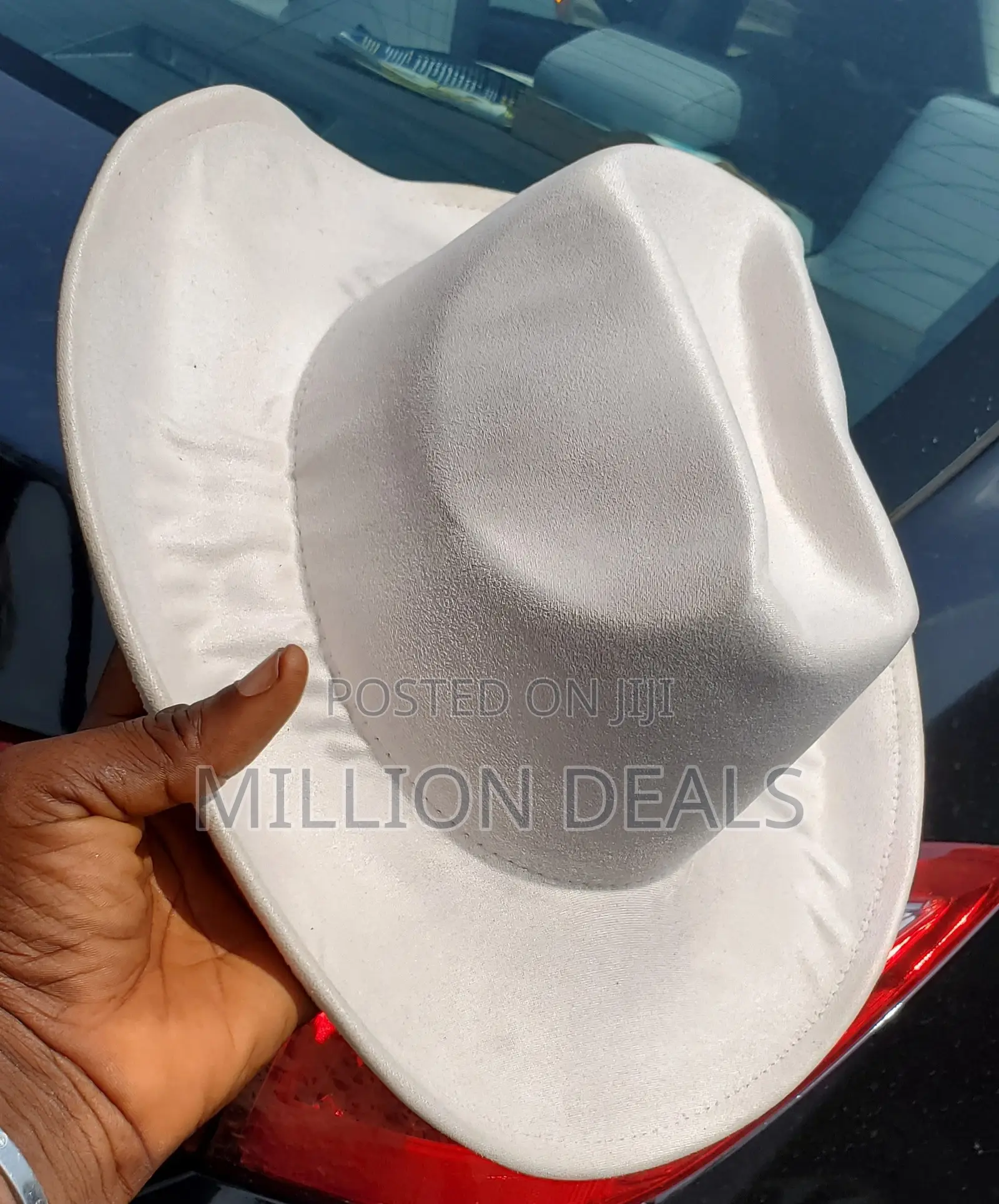 Classic Cream Color Cowboy Men’S Luxe Fedora Hat