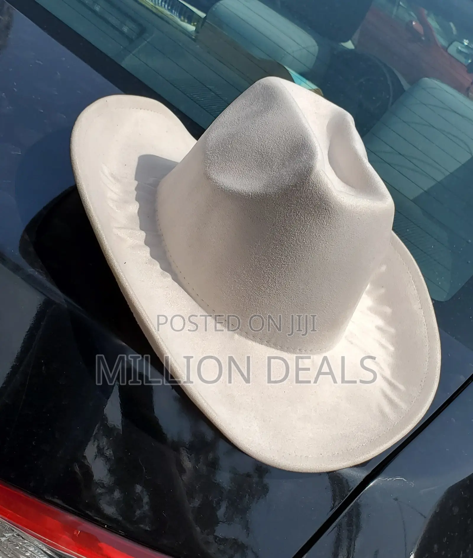 Classic Cream Color Cowboy Men’S Luxe Fedora Hat