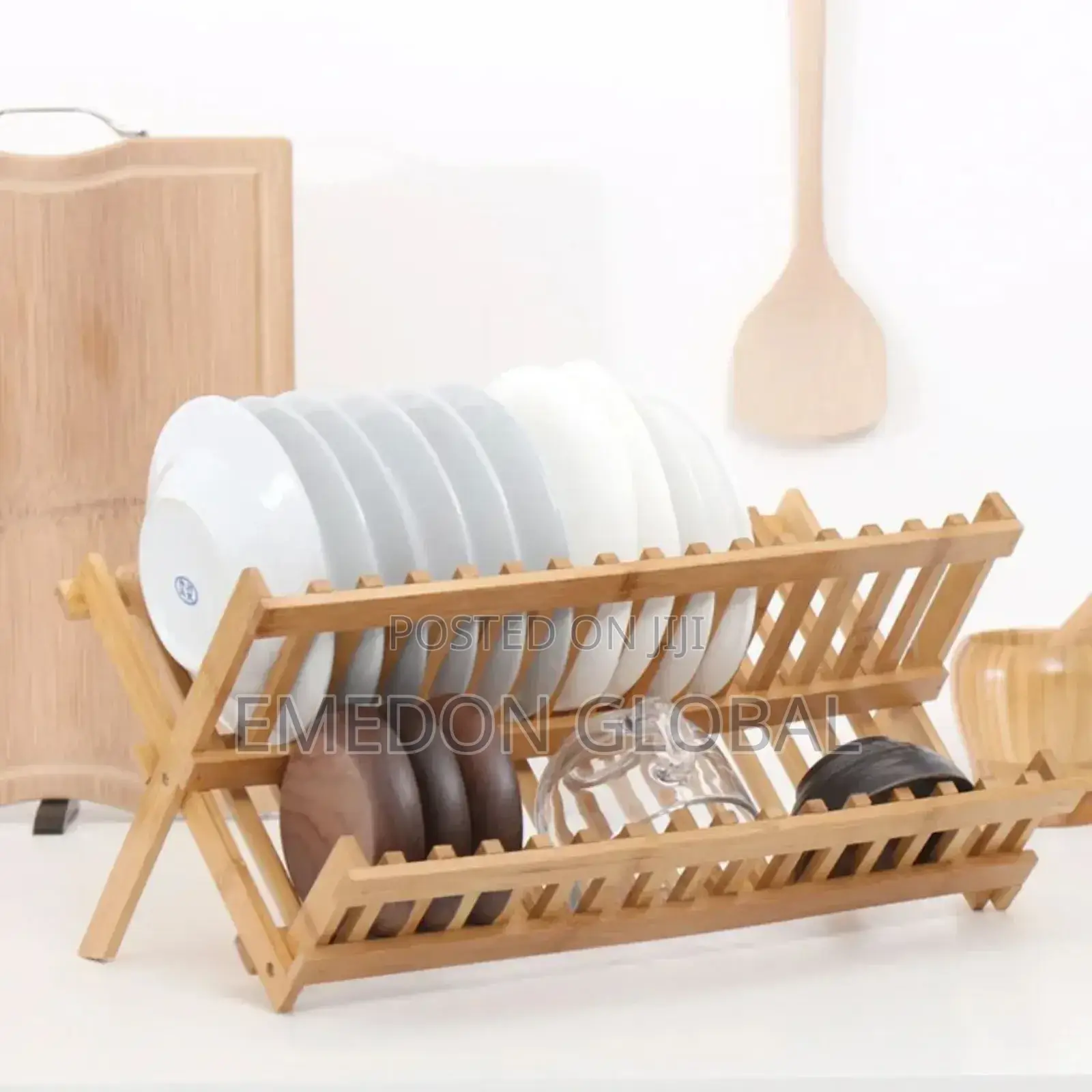 Foldable Wooden Dish Rack
