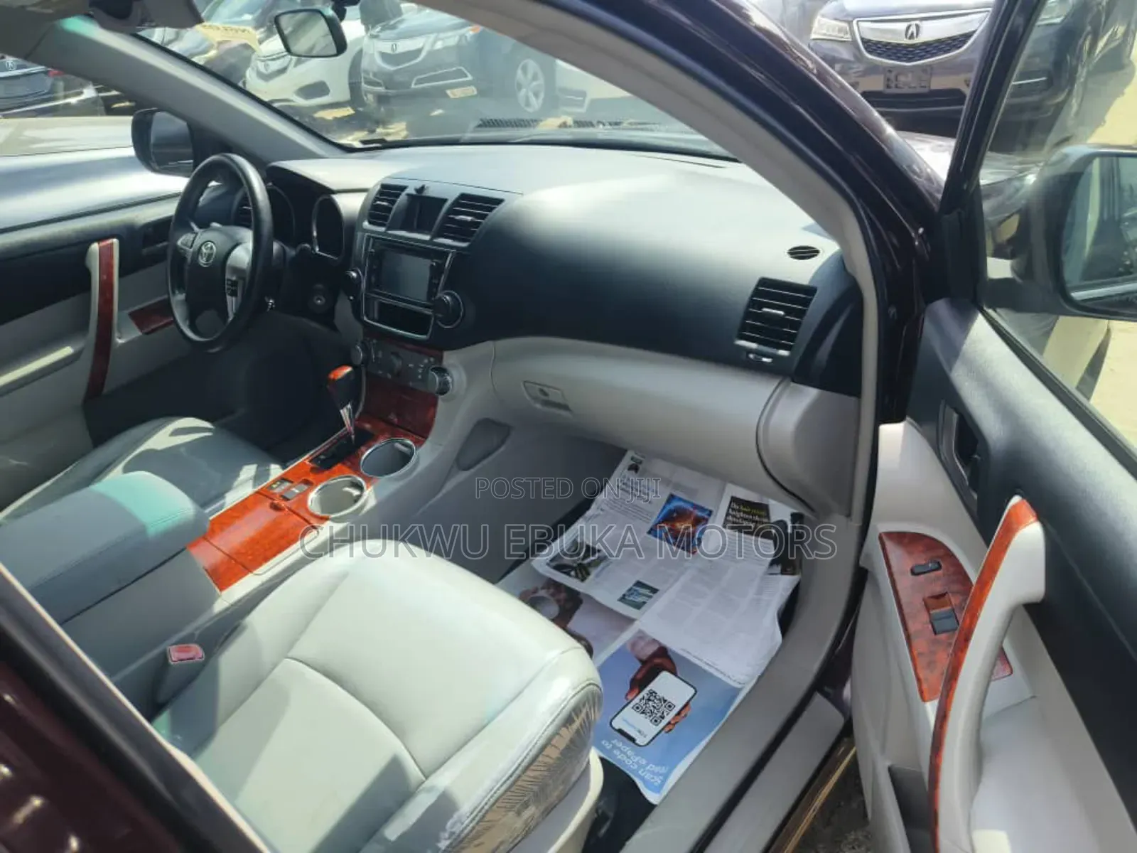 Toyota Highlander Limited 3.5L 2WD 2013 Red