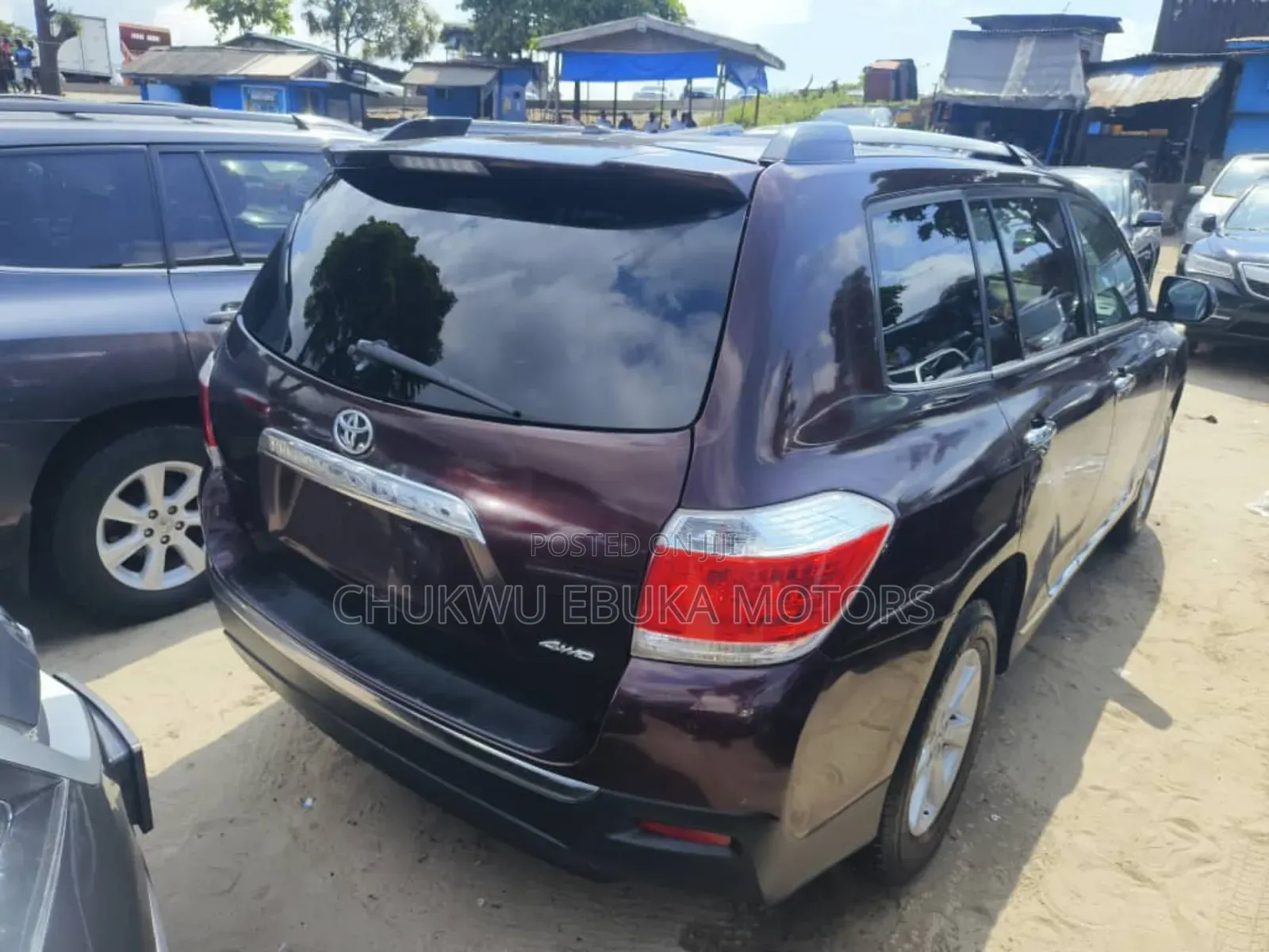 Toyota Highlander Limited 3.5L 2WD 2013 Red