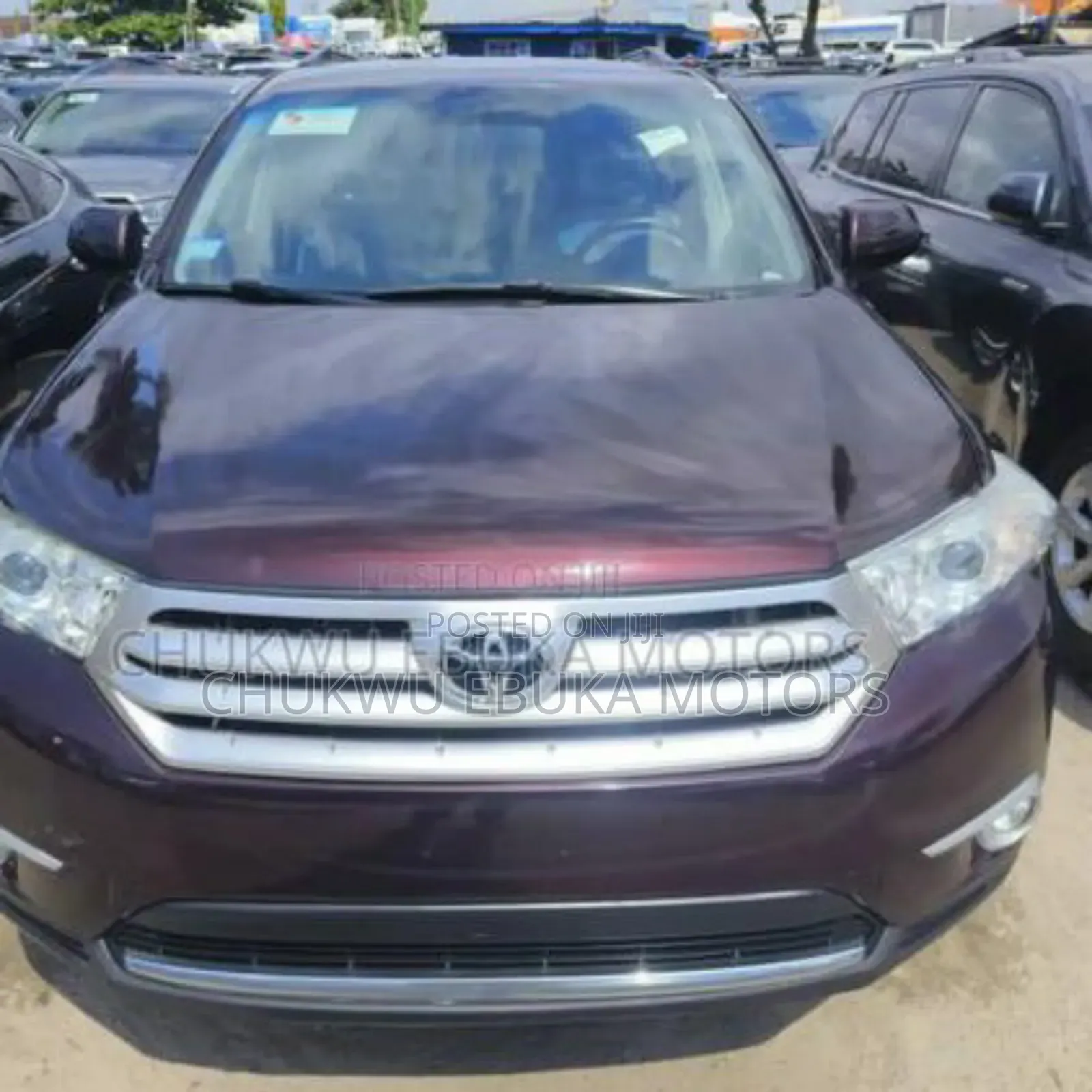Toyota Highlander Limited 3.5L 2WD 2013 Red