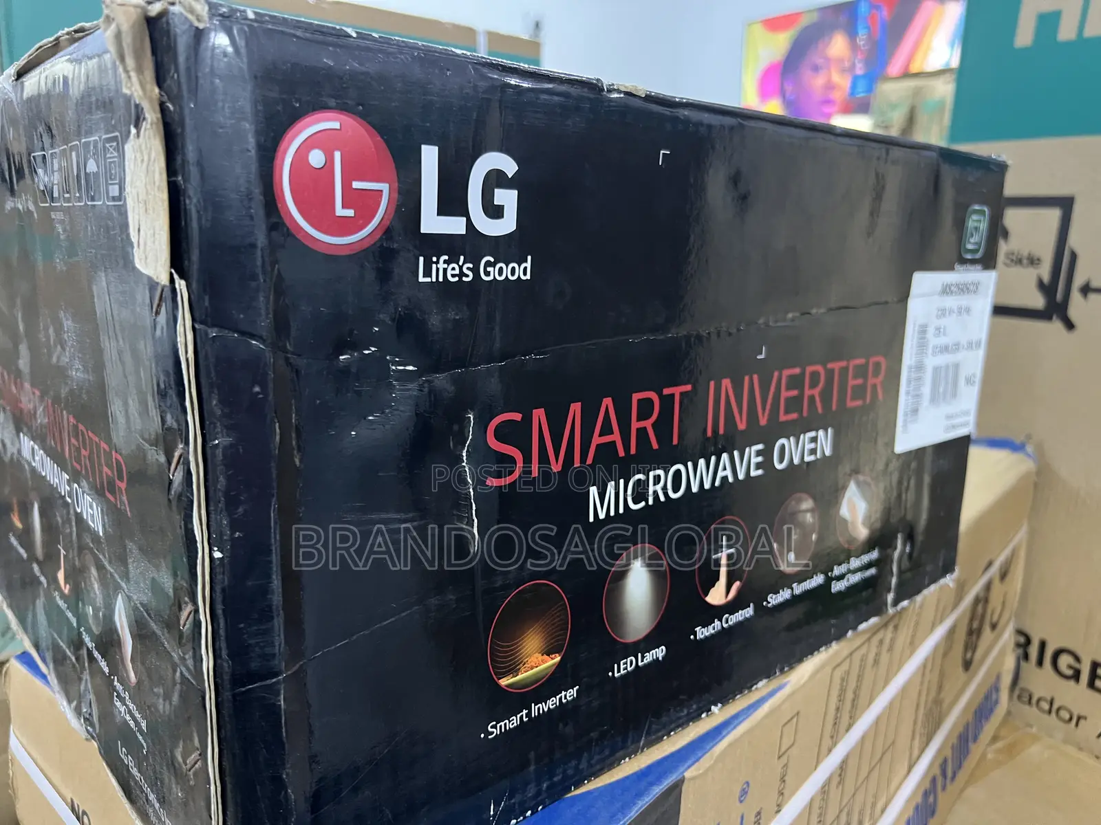 Lg 25l Smart Inverter Microwave Oven - 1000w - Mwo 2595