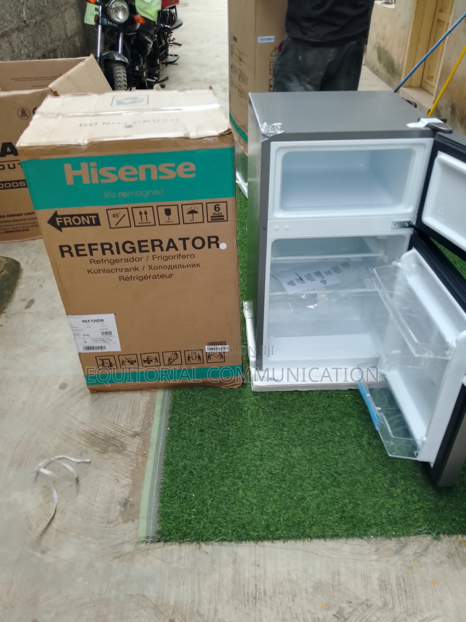 Hisense 87l Double Door Refrigerator Ref120dr