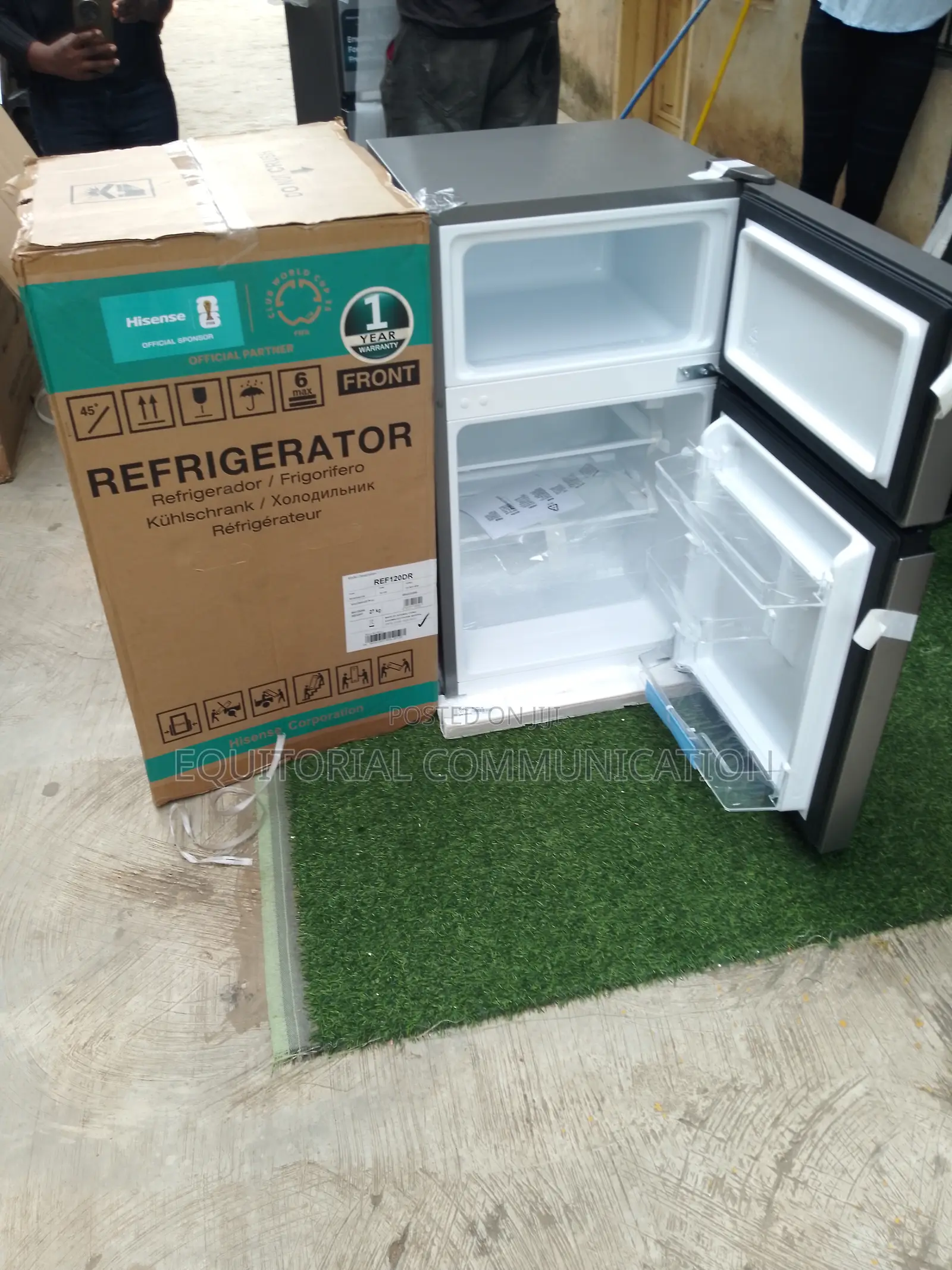 Hisense 87l Double Door Refrigerator Ref120dr
