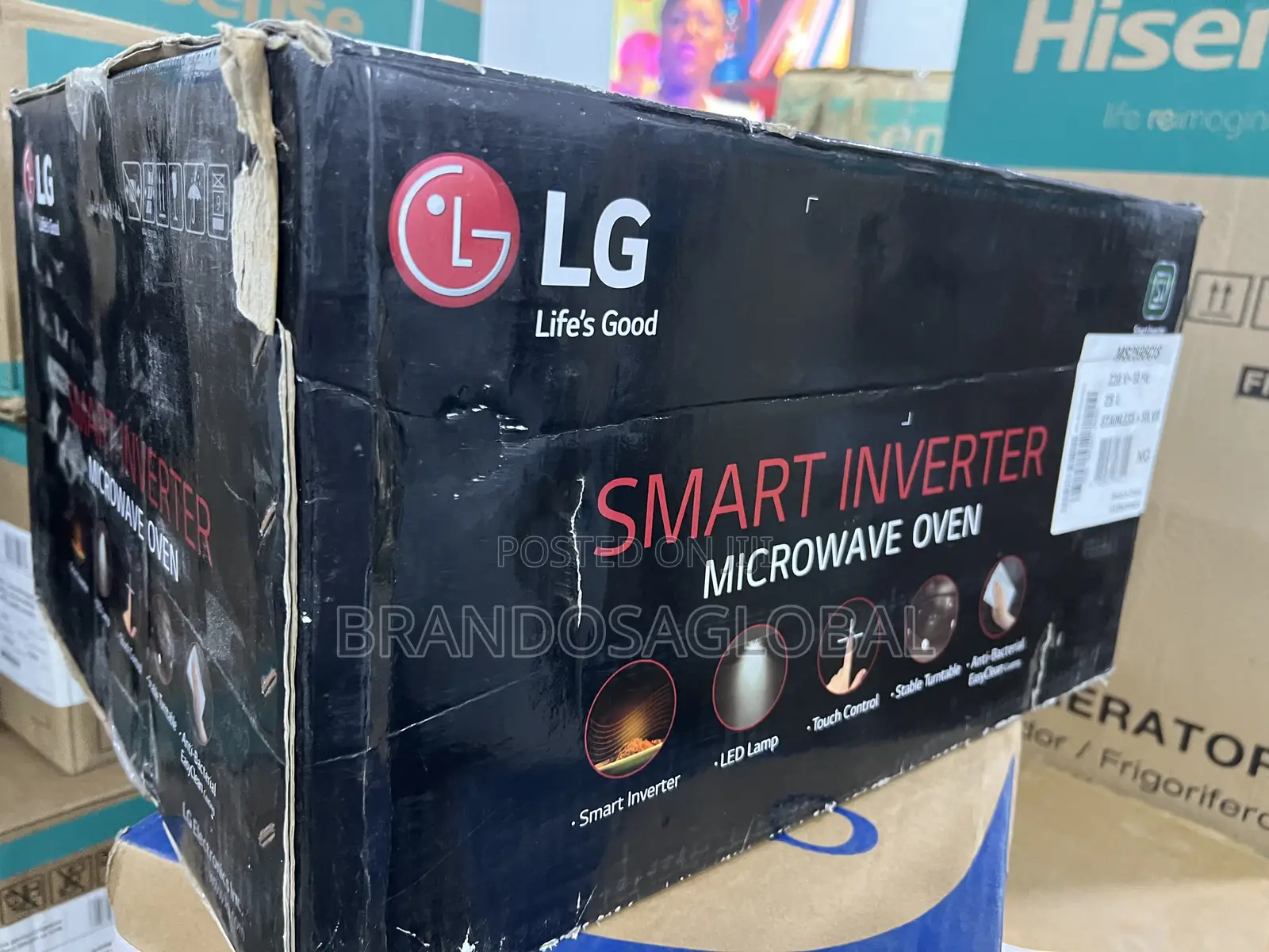 Lg 25 Liters Inverter Microwave Ms2595cis With Defrost Precision