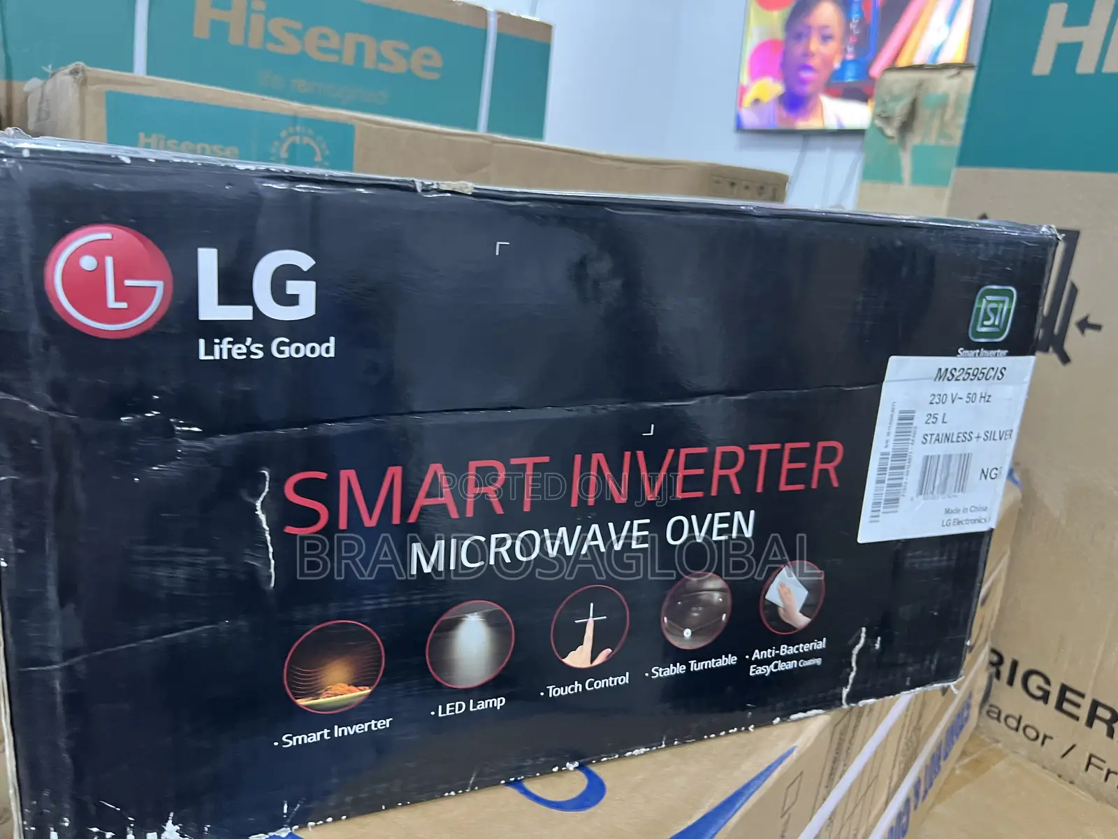 Lg Ms2595cis 25l Countertop Microwave With Energy Saving Mode