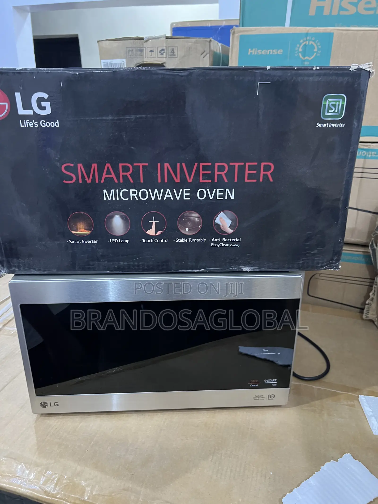 Lg 25l Inverter Microwave Ms2595cis With Led Display
