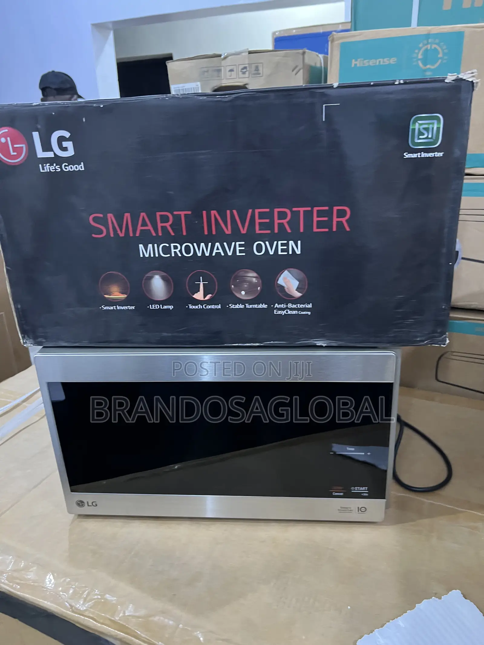 Lg Ms2595cis 25l Microwave With High Efficiency Heat Control
