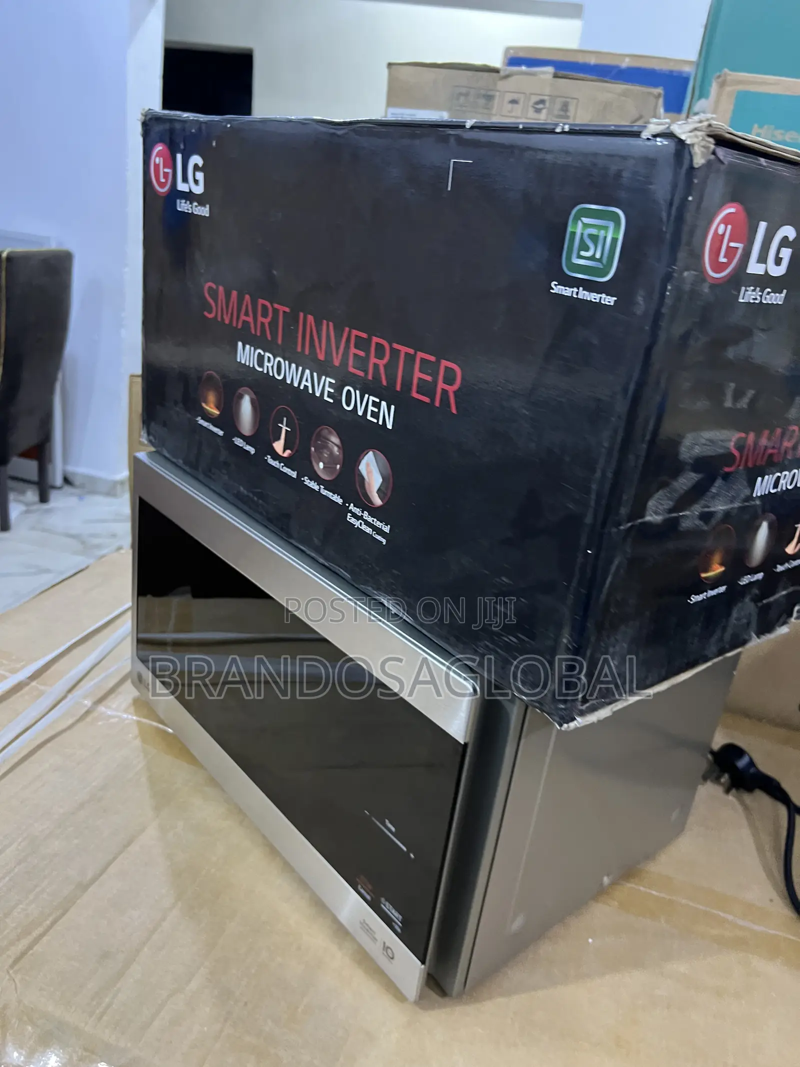 Lg 25l Microwave Oven Ms2595cis With Spacious Interior Cavity