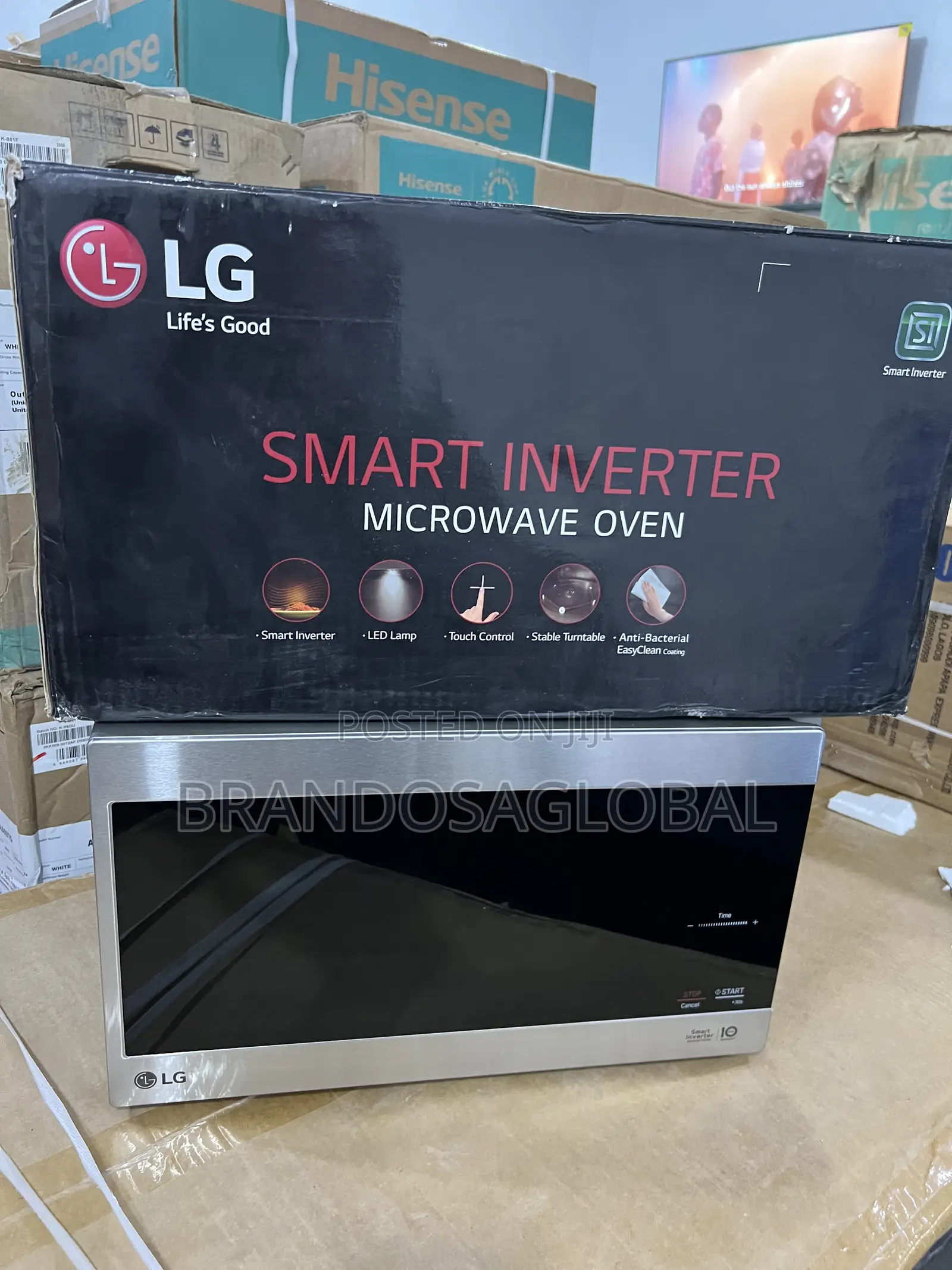 Lg Ms2595cis 25l Digital Microwave With Quick Start Button