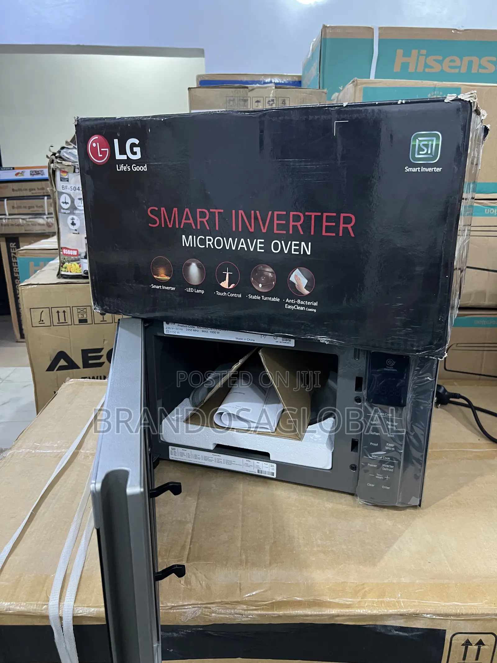 Lg 25l Smart Oven Microwave Ms2595cis With Fast Heat Recovery
