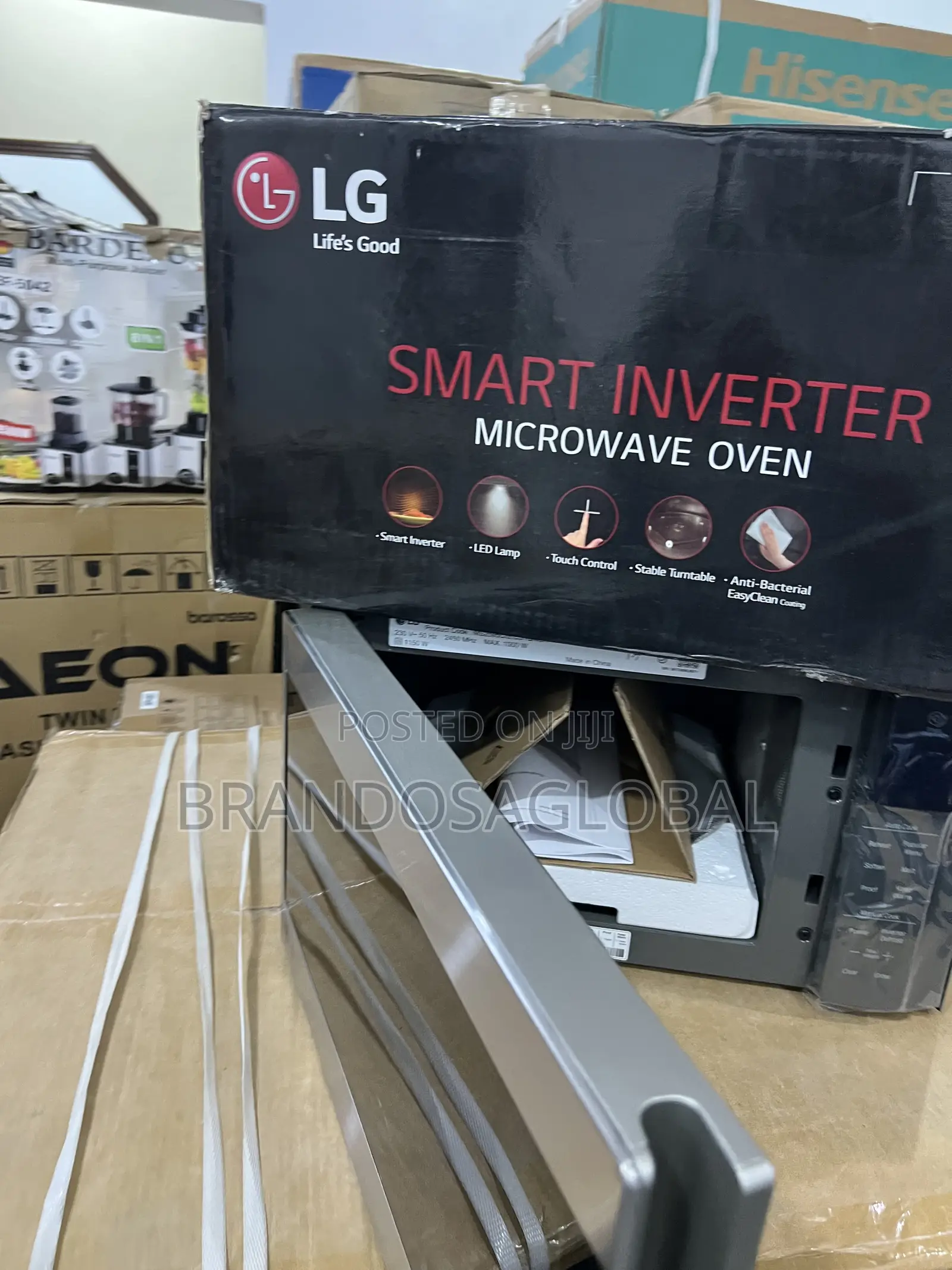 Lg Ms2595cis 25l Microwave Oven With 1000w Smart Heating