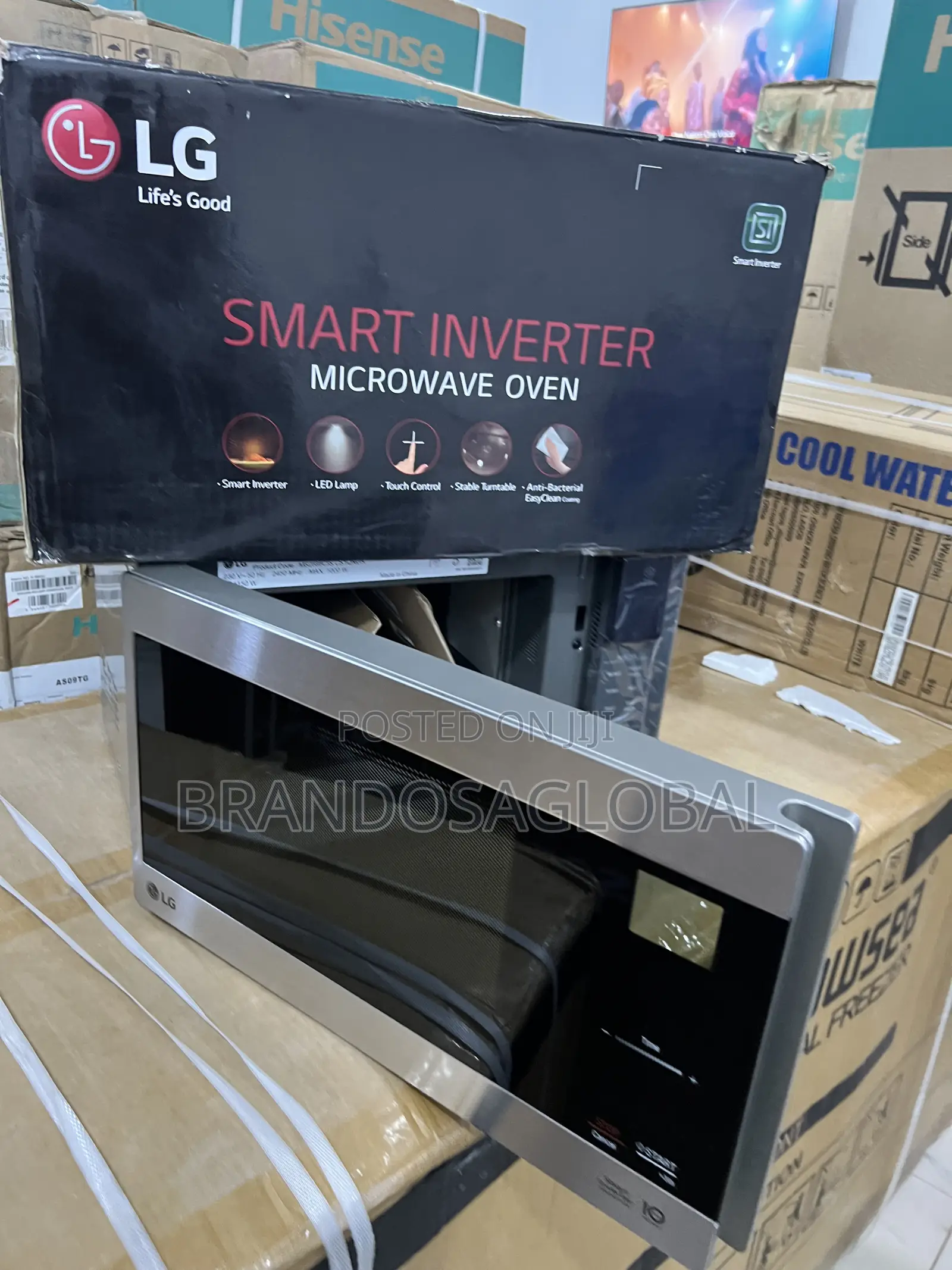 Lg 25l Microwave Ms2595cis With Reheat, Cook, and Defrost Options