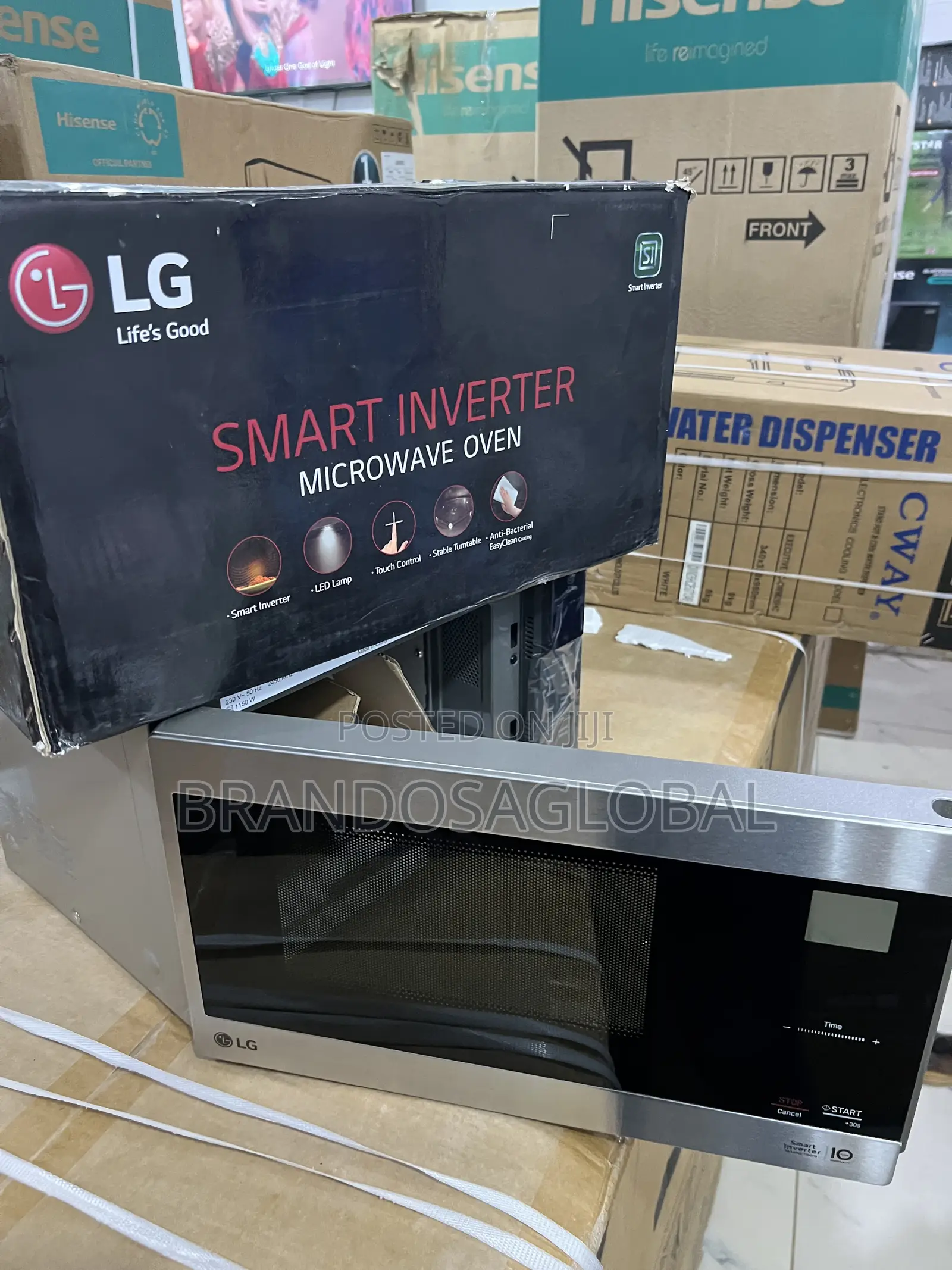 . Lg 25l Inverter Microwave Ms2595cis With Wide Turntable