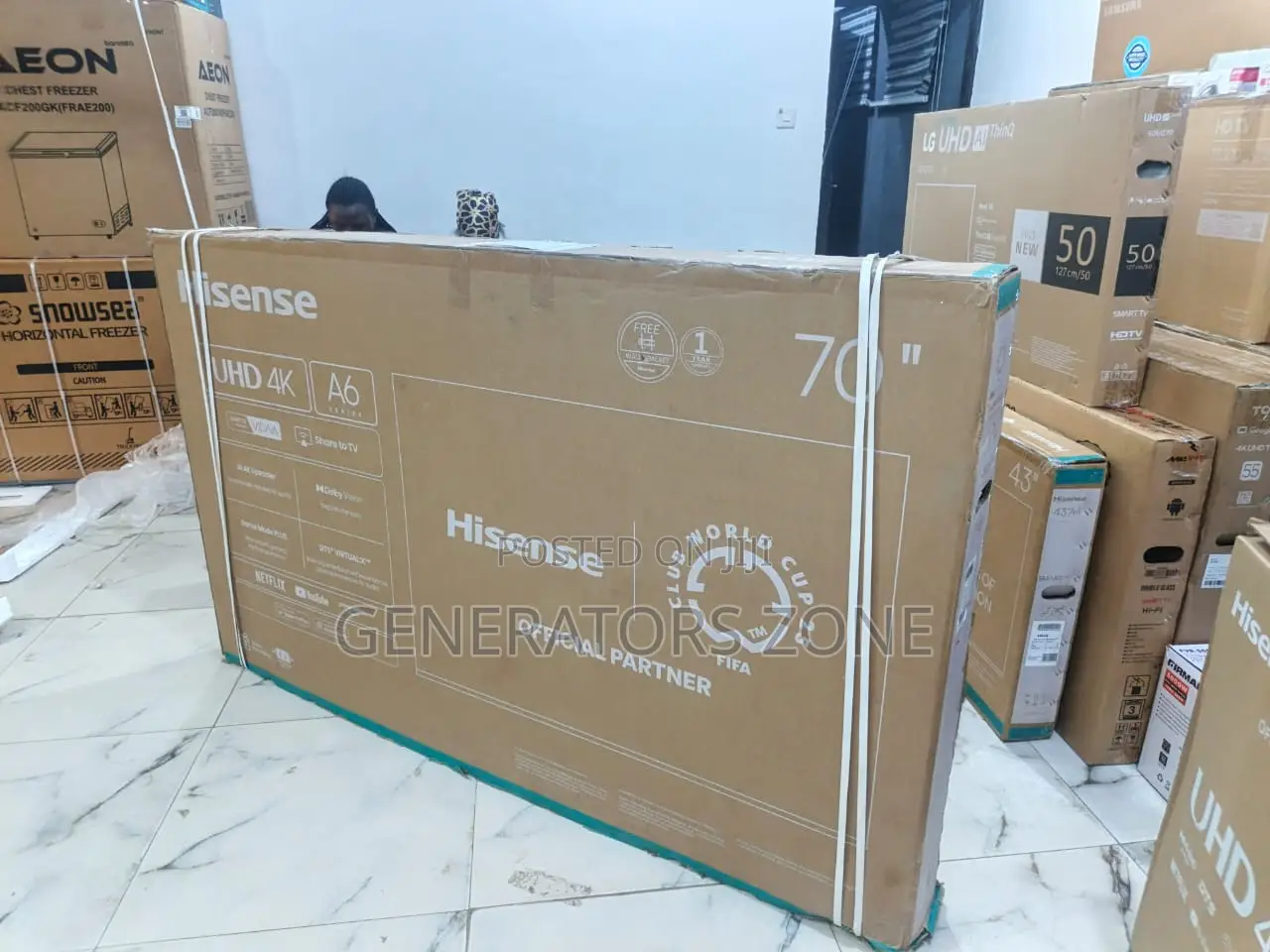 Hisense A6 Series 70′′ Television Uhd (70a6k)