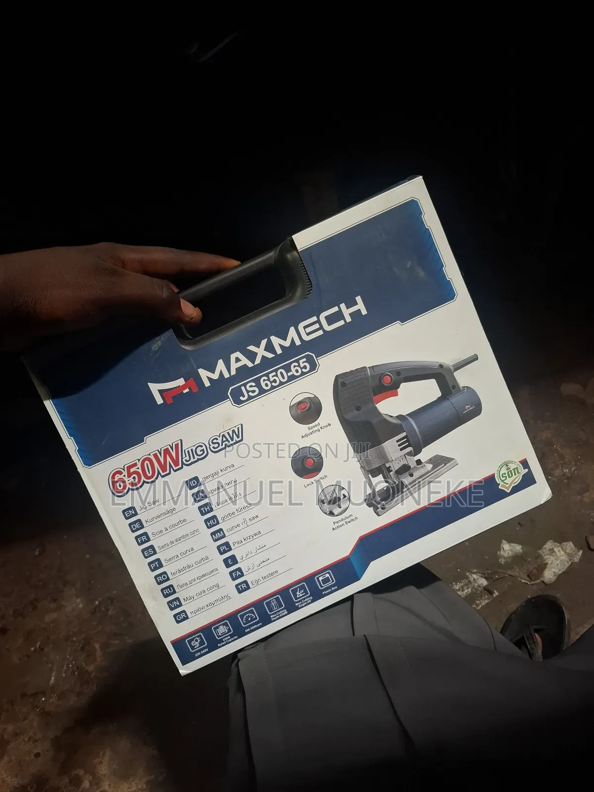 Maxmech Jigsaw Machine Ormaxmech Js 650-65 Electric Jigsaw.